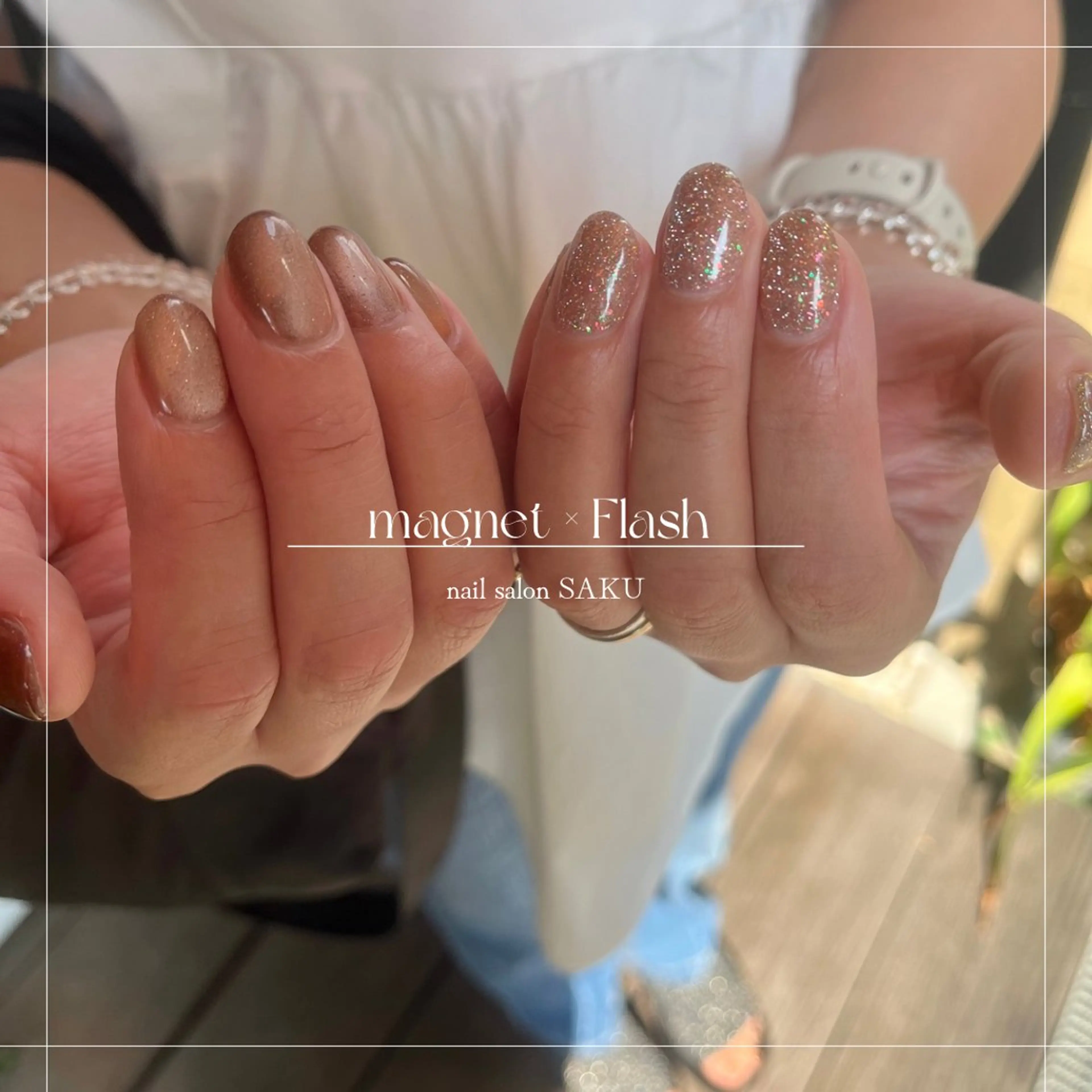 ネイル ニュアンスネイル シンプルネイル ハンドネイル SAKU nail 作島茜のネイルデザイン