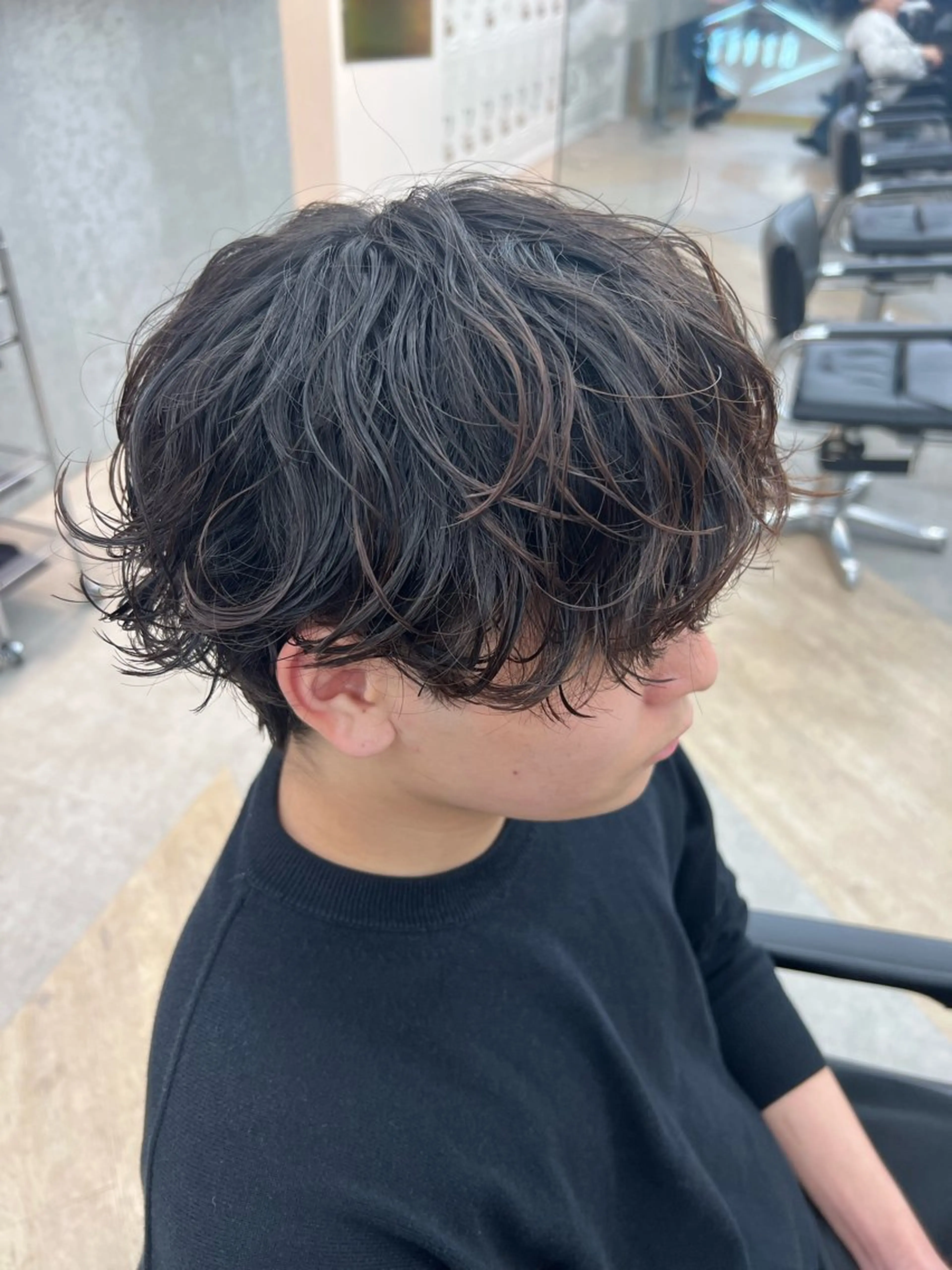 パーマ メンズ カット パーマ 🌀toa/波巻き✨ /メンズパーマ／栄のヘアスタイル