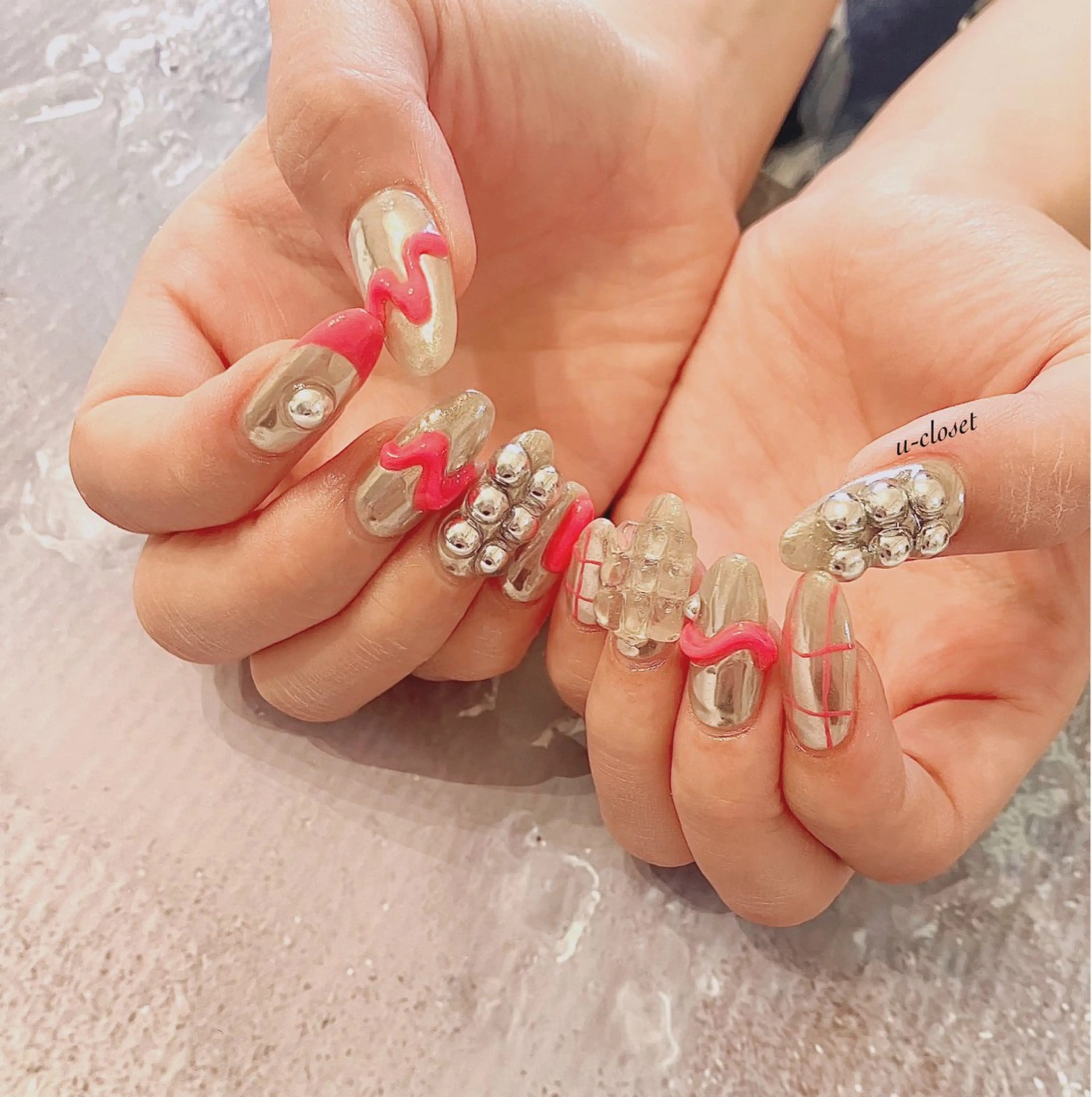 ネイル ハンドネイル u closetのネイルデザイン