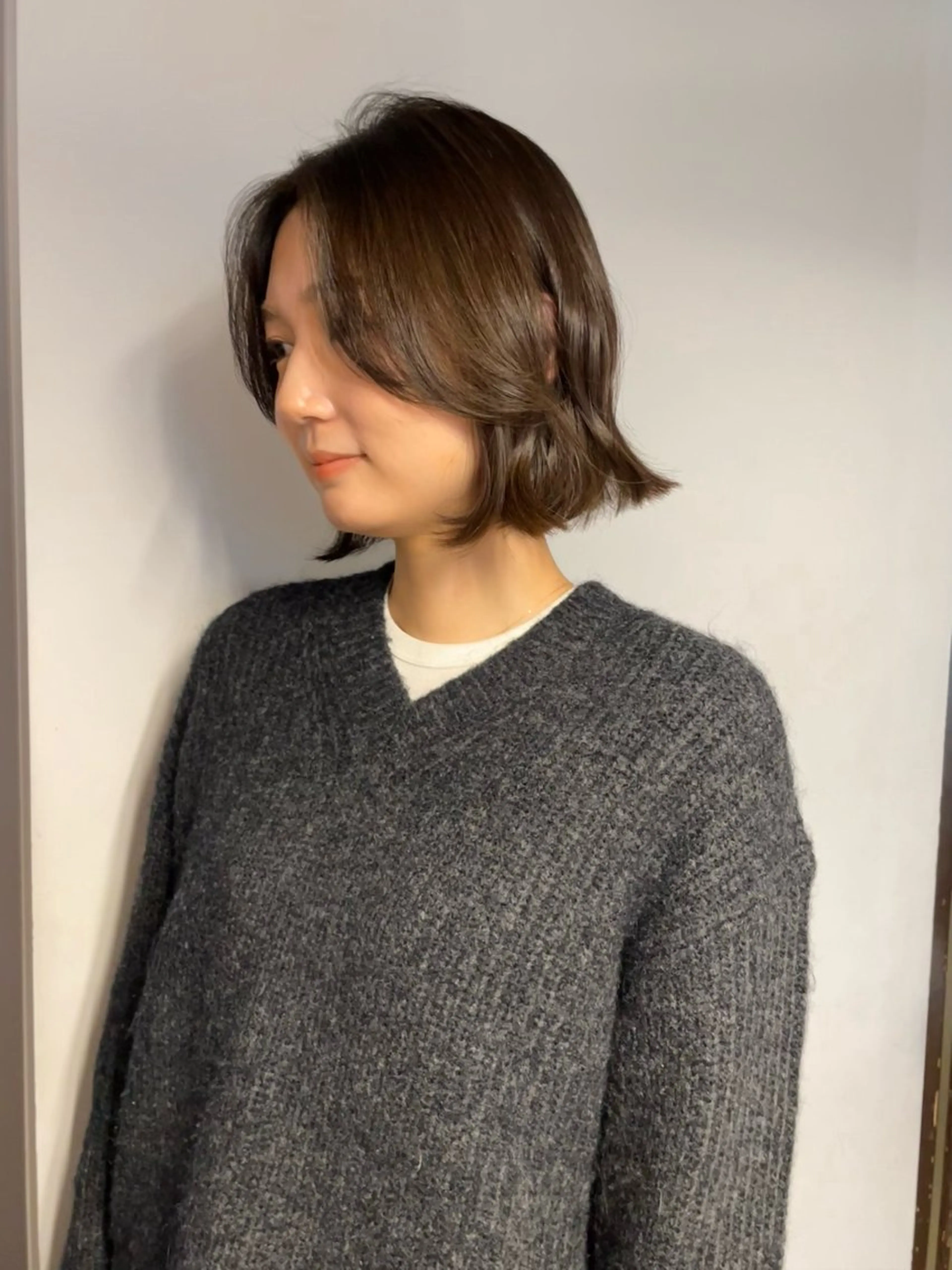 ショート カラー カット ヘアカラー トリートメント ボブ/ミディアム RIONAのヘアスタイル