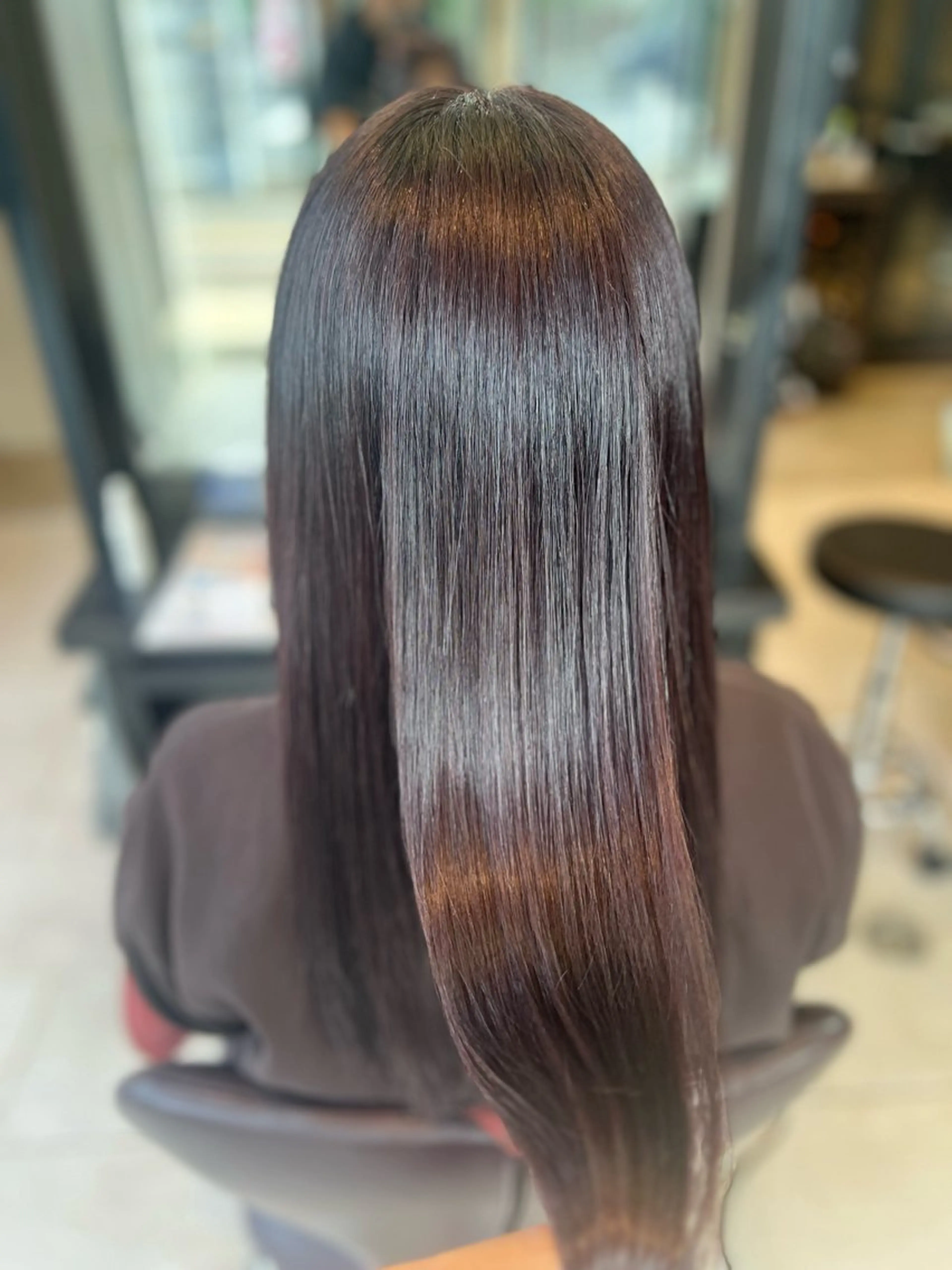 セミロング カット ヘアカラー EARTH大宮宮原店所属・トウブ マサヤスのヘアスタイル