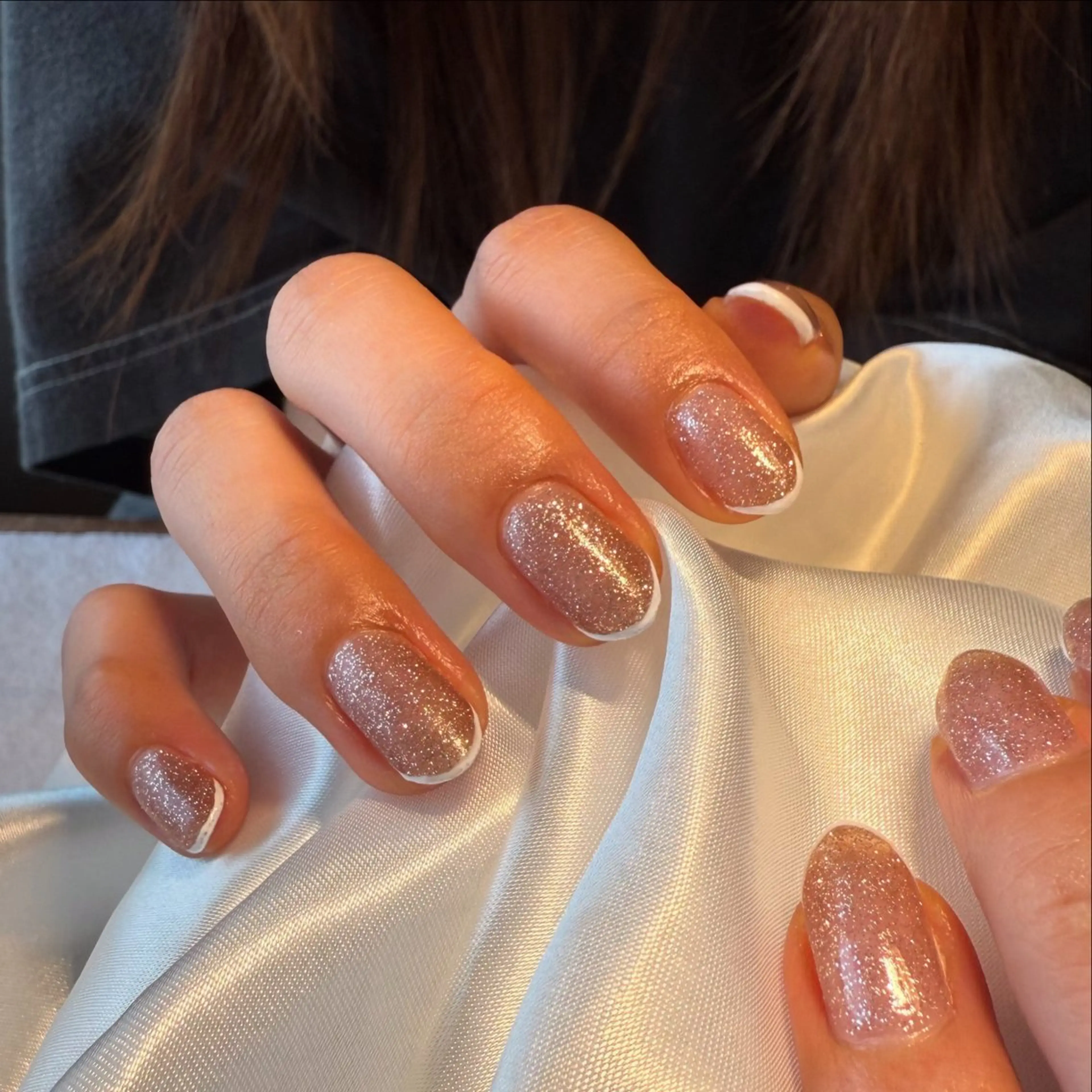 ネイル フレンチネイル ハンドネイル bylily yuriのネイルデザイン