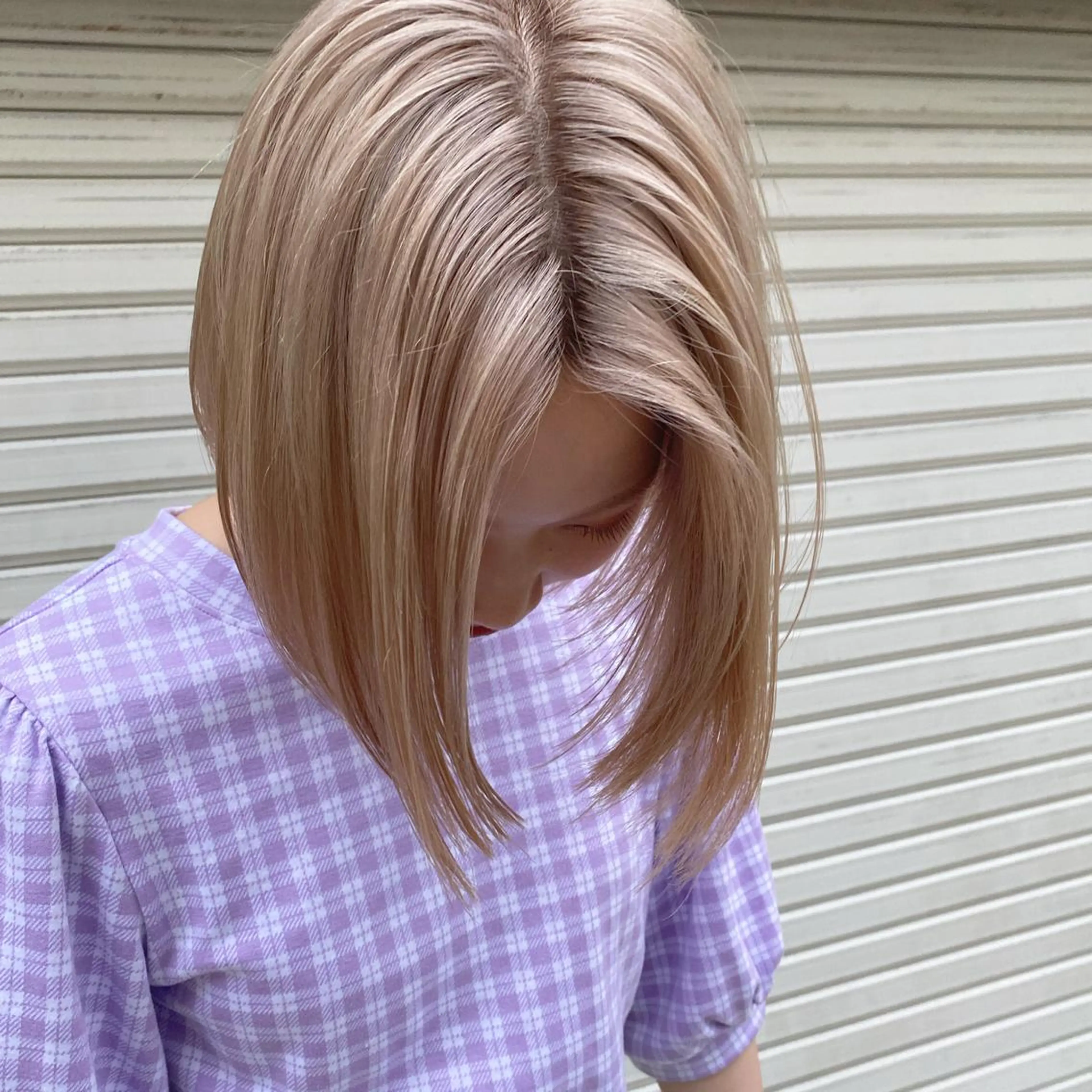 ミディアム カラー ブリーチカラーが人気 onnuのヘアスタイル
