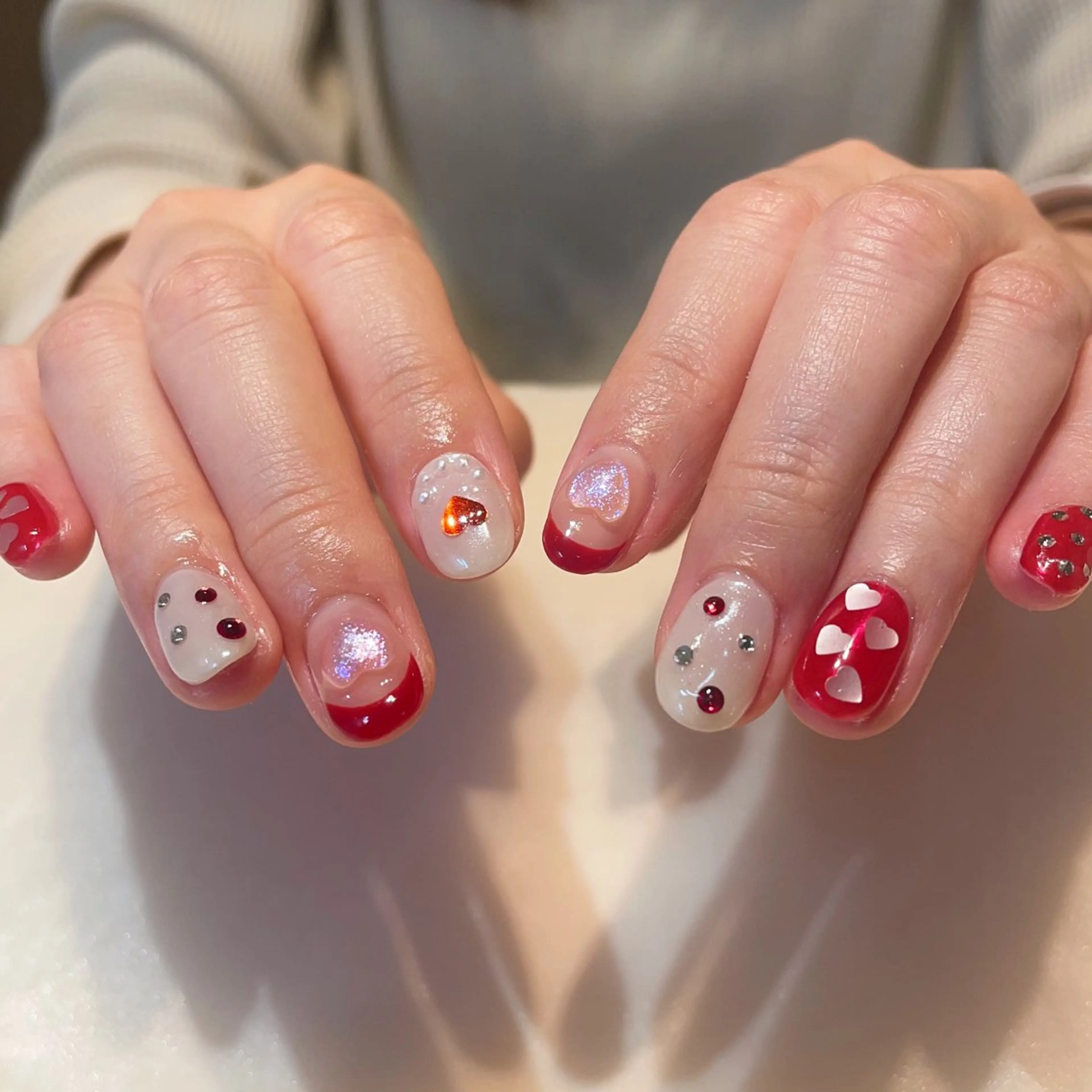 ネイル ハンドネイル 新井 ひなののネイルデザイン