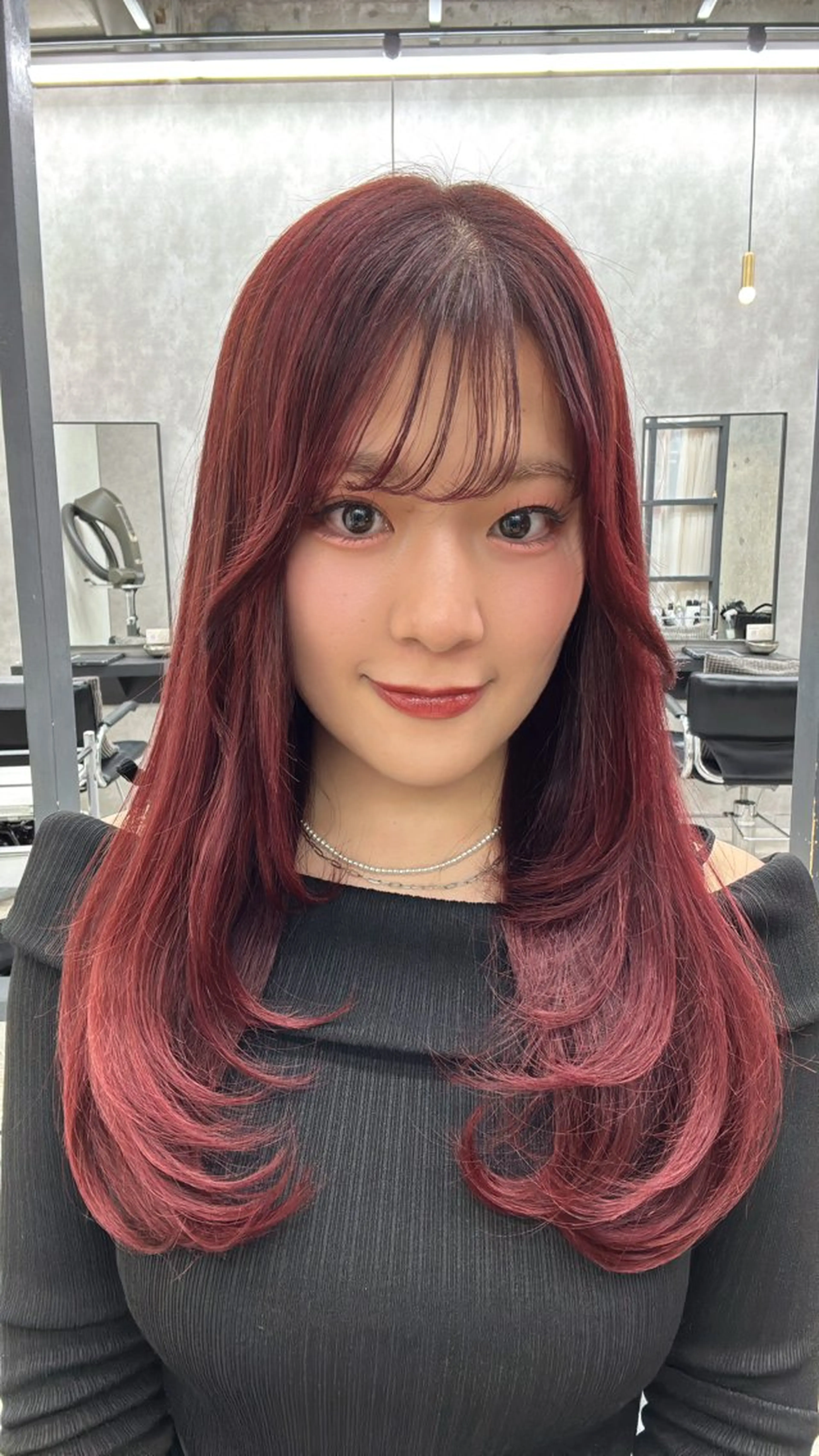 カラー 髪質改善 縮毛矯正 ヘアカラー 縮毛矯正 トリートメント すぐ巻ける縮毛矯正 🍀勝倉　麗のヘアスタイル