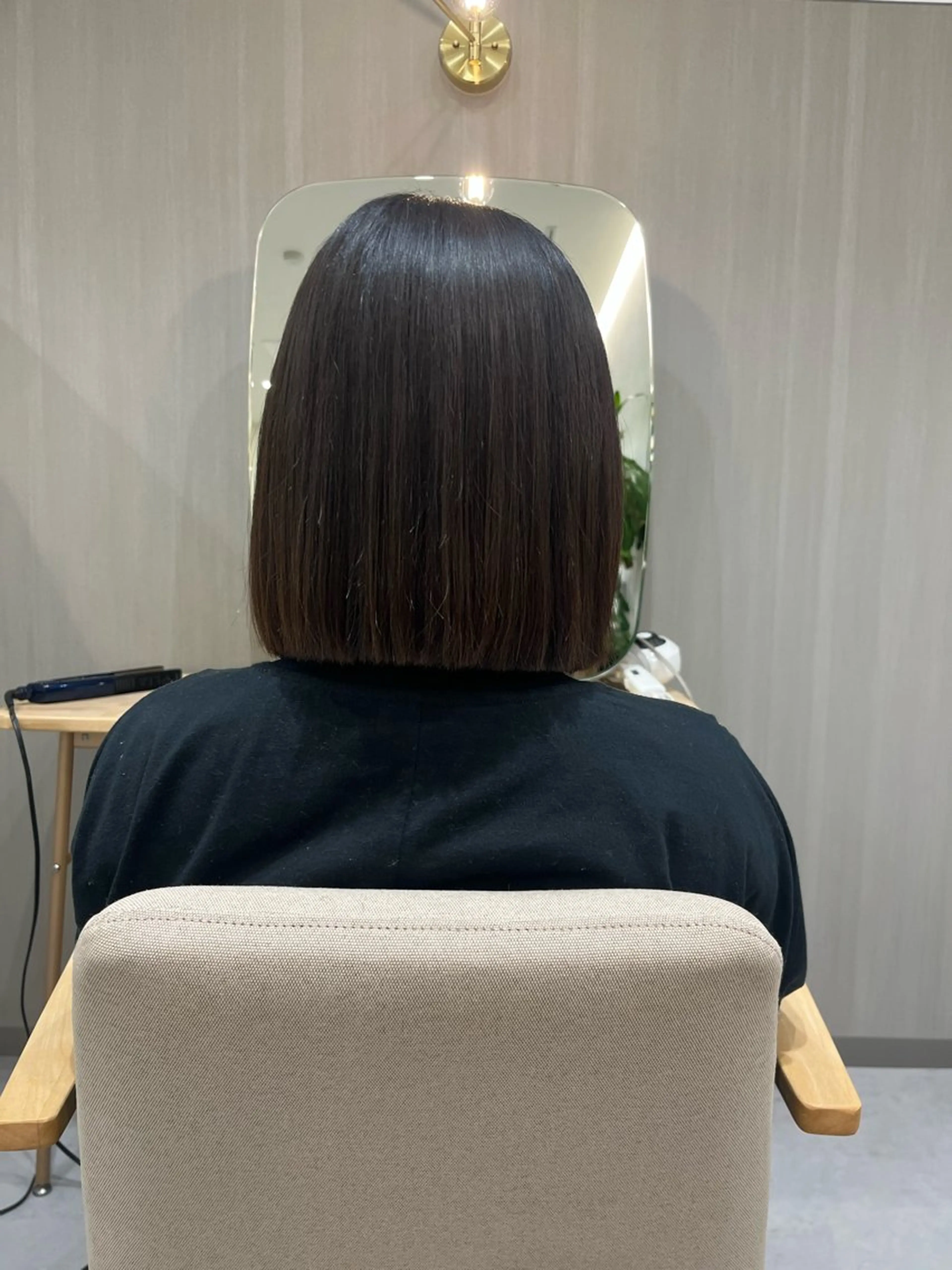 ボブカット＋トリートメントの写真