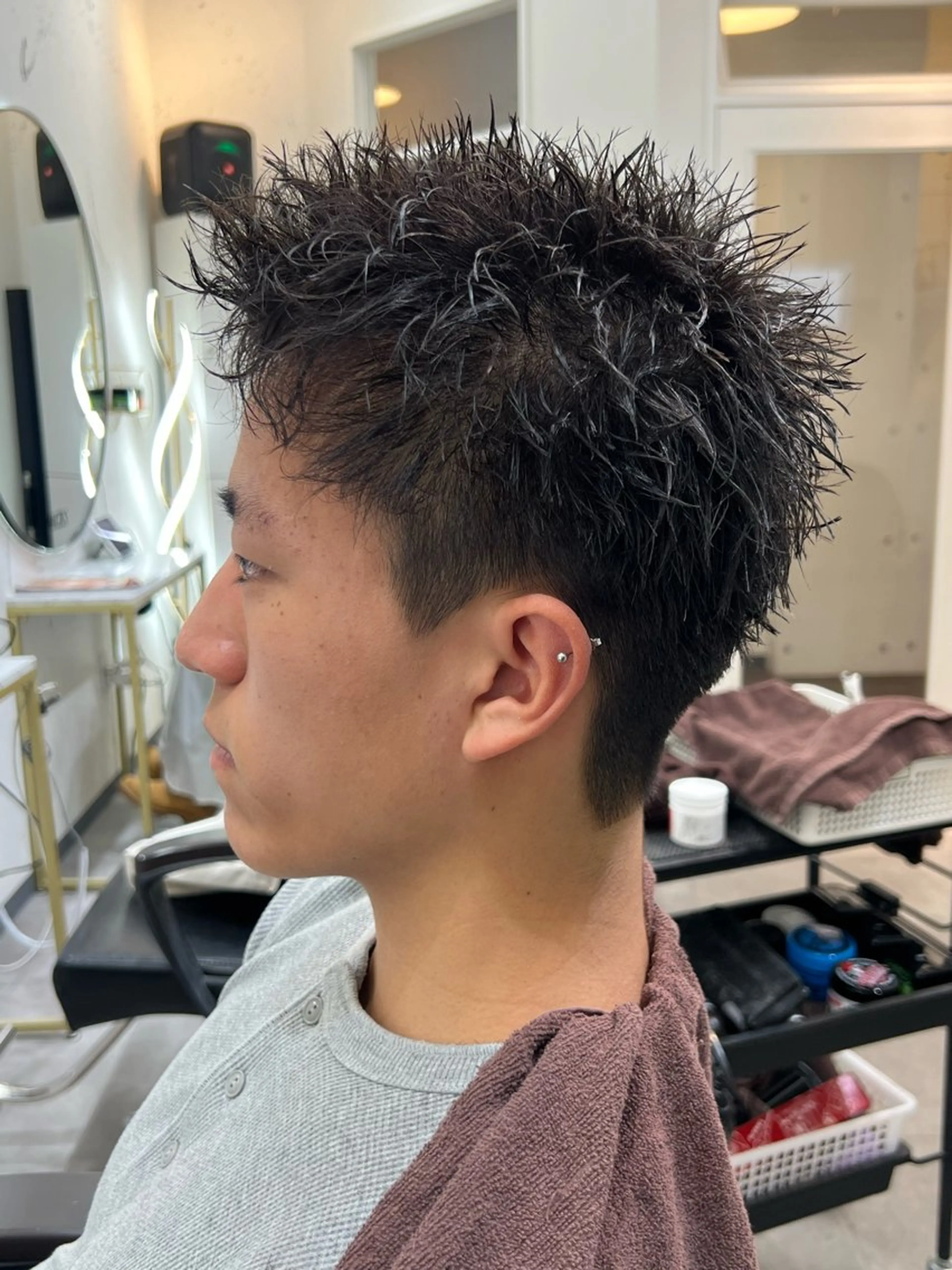 ショート パーマ メンズ メンズ/渋谷/パーマ /りおんのヘアスタイル