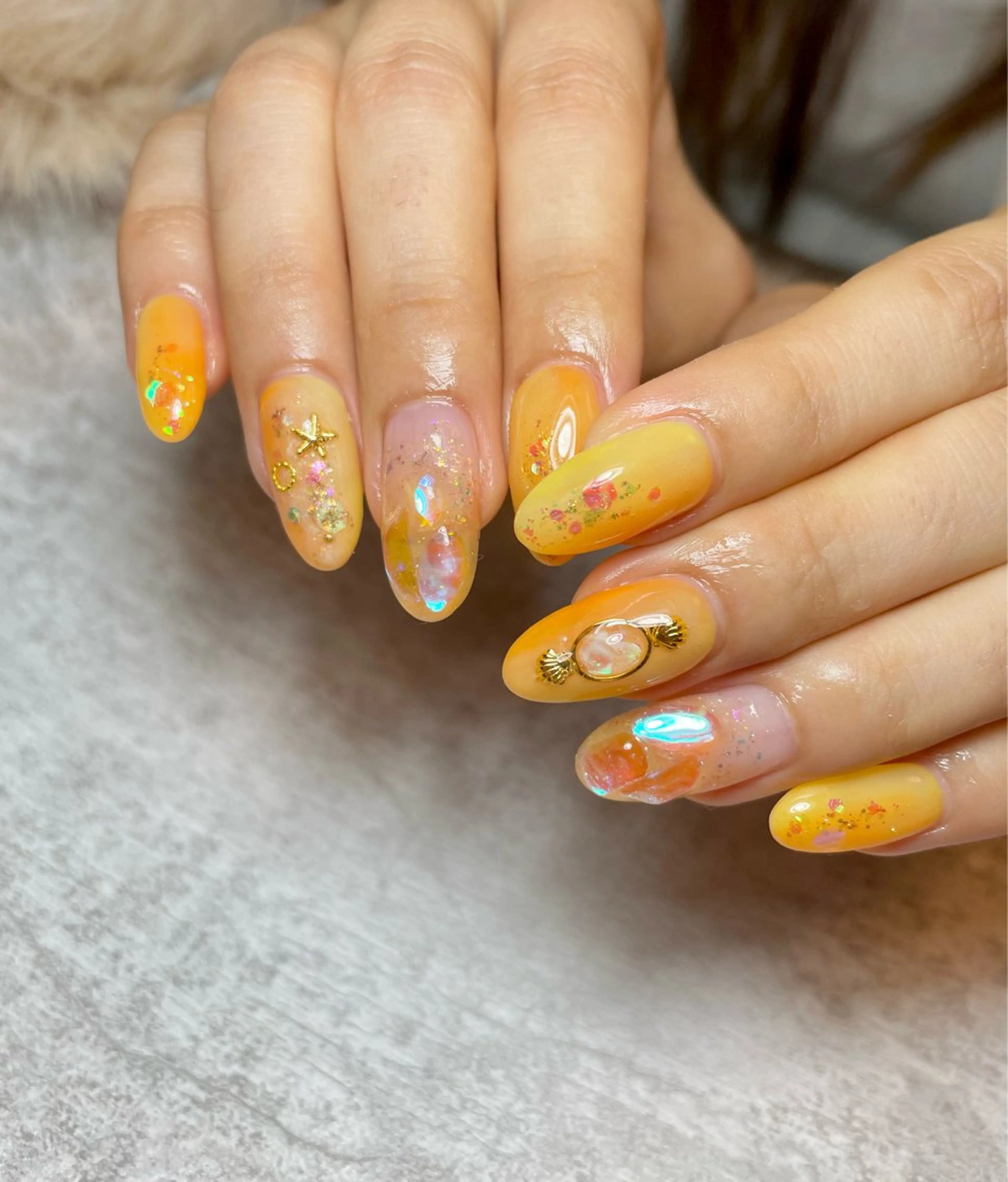 ネイル グラデーション 夏ネイル BEAUTY GARDEN 【nail salon unseul】所属・nana .のネイルデザイン