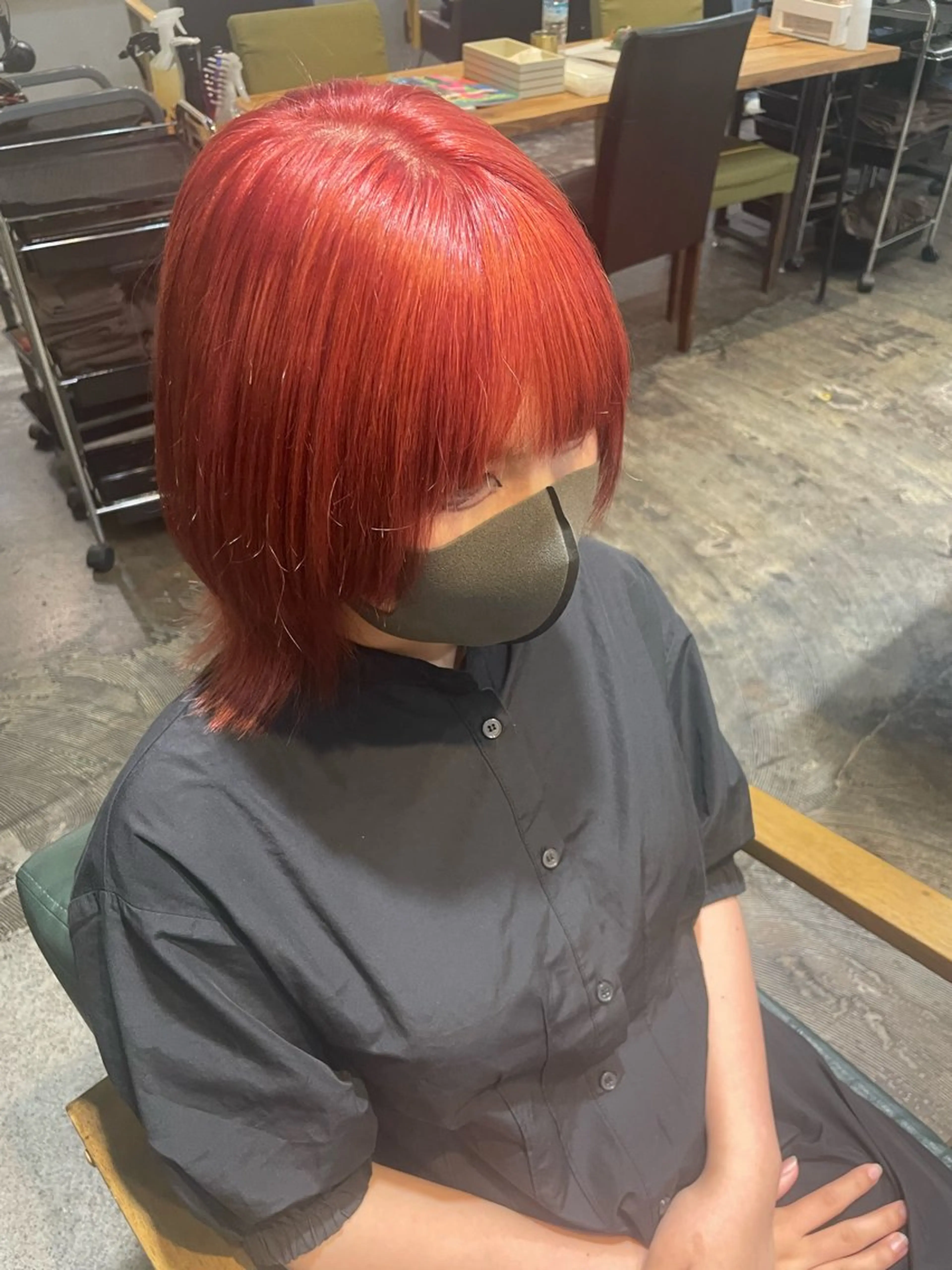 ミディアム カラー YUGO 🪼武蔵小杉のヘアスタイル