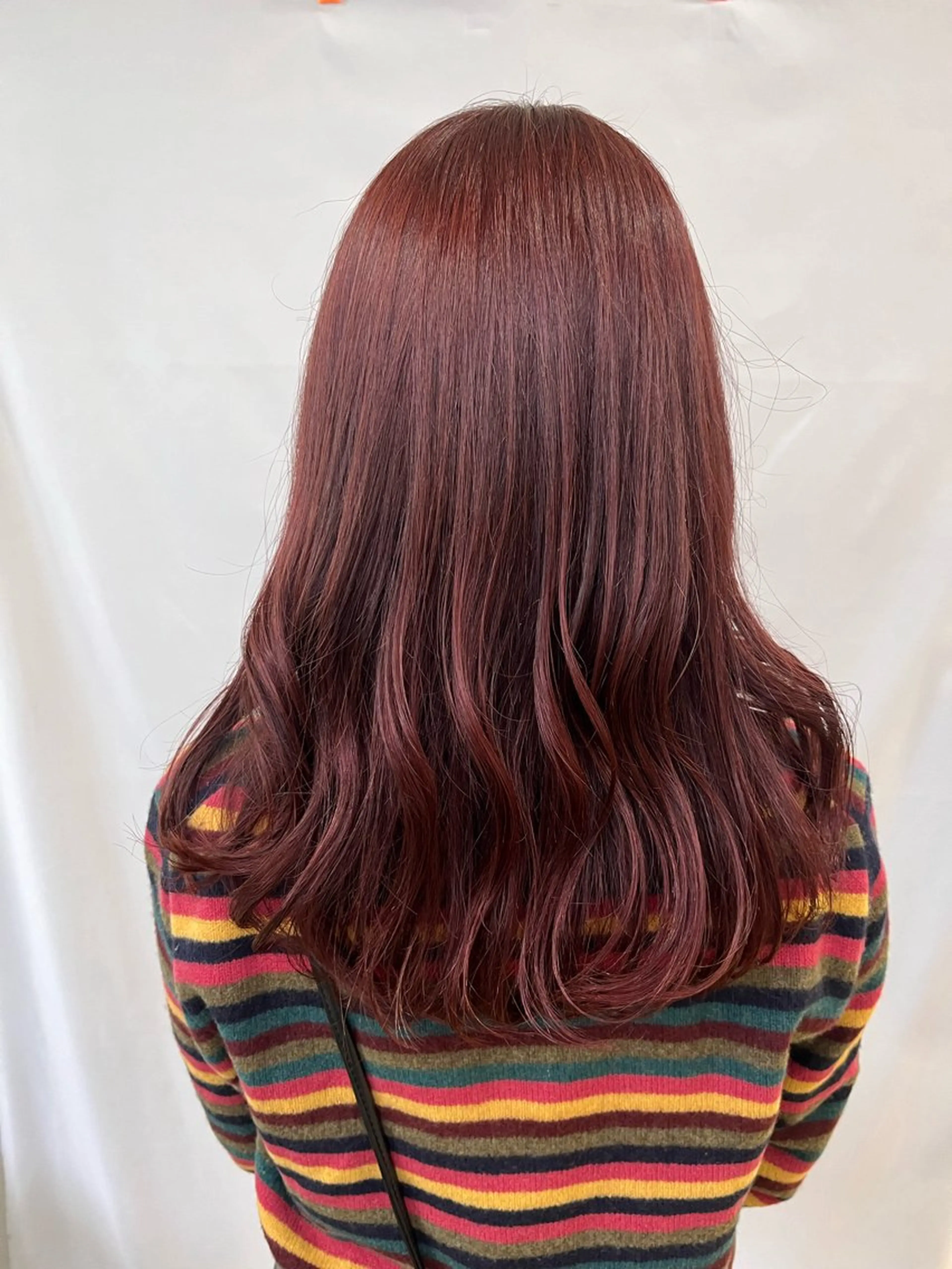 セミロング ケアカラー 髪質改善 富永 美玖のヘアスタイル