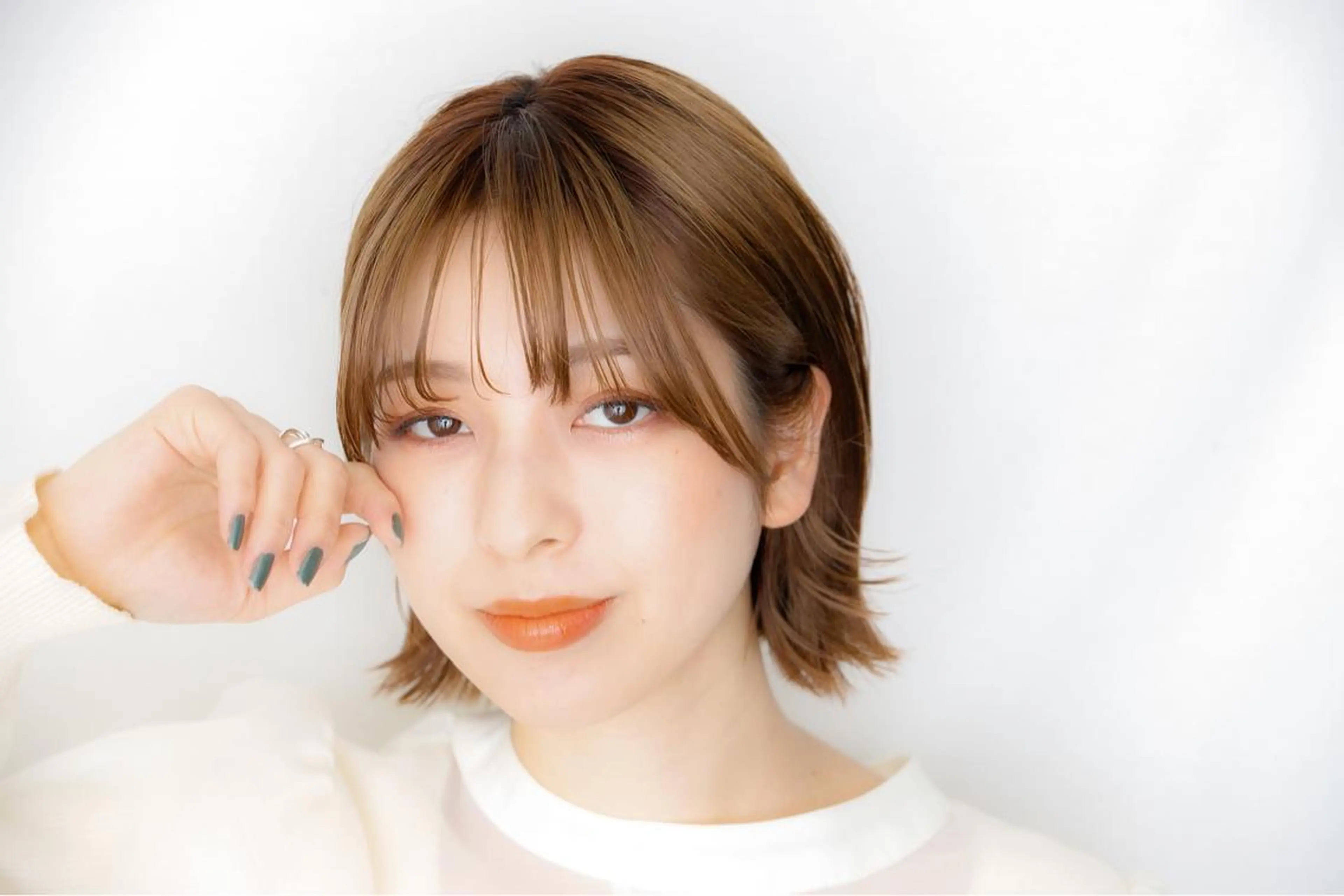 ミディアム カラー パーマ ヘアアレンジ カット トリートメント 美艶カラー 髪質改善 似合わせカット 銀座のヘアスタイル