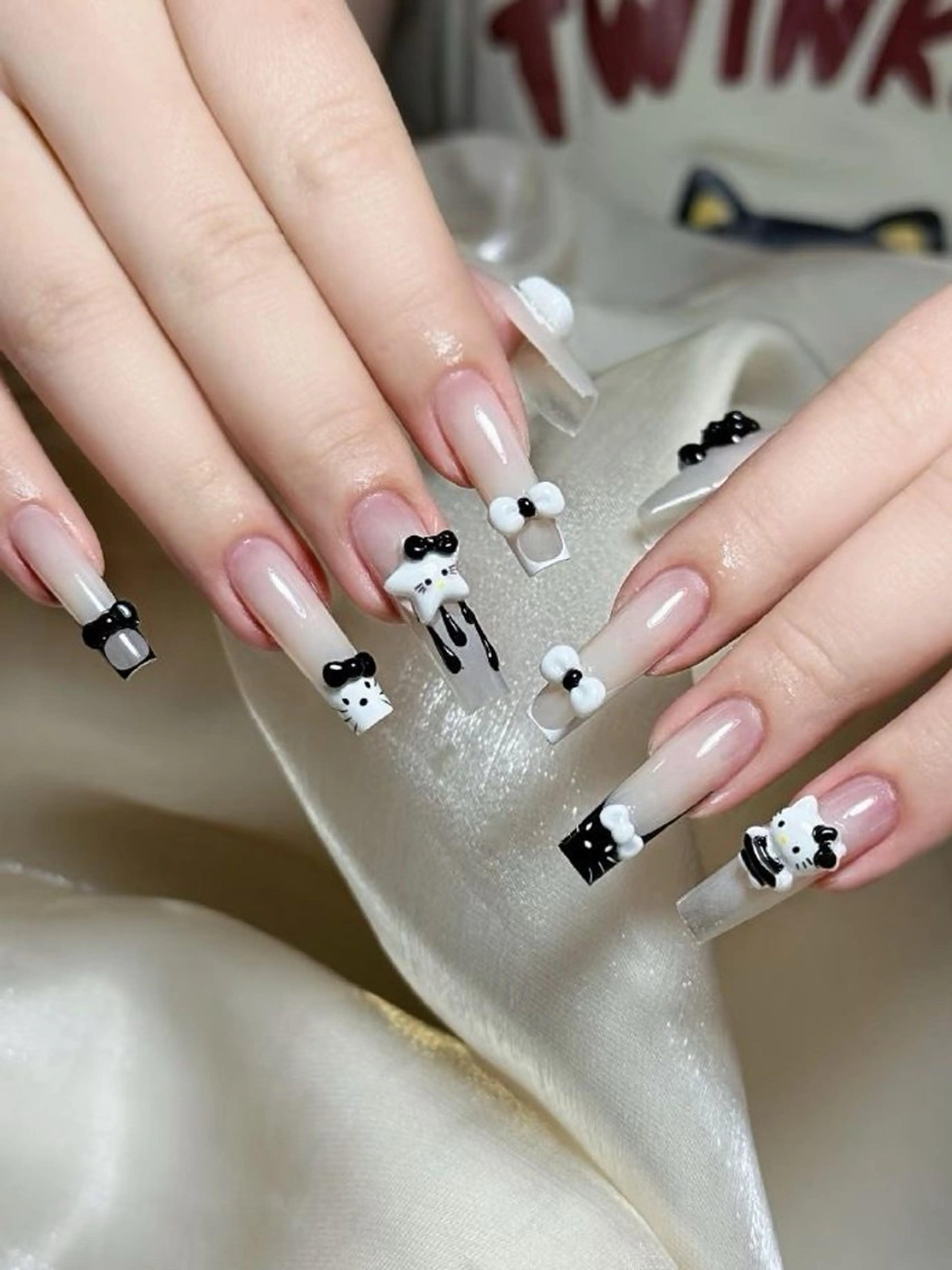 ネイル アートネイル オーロラネイル ブルー チークネイル フットネイル ハンドネイル NICY NAIL 池袋のネイルデザイン