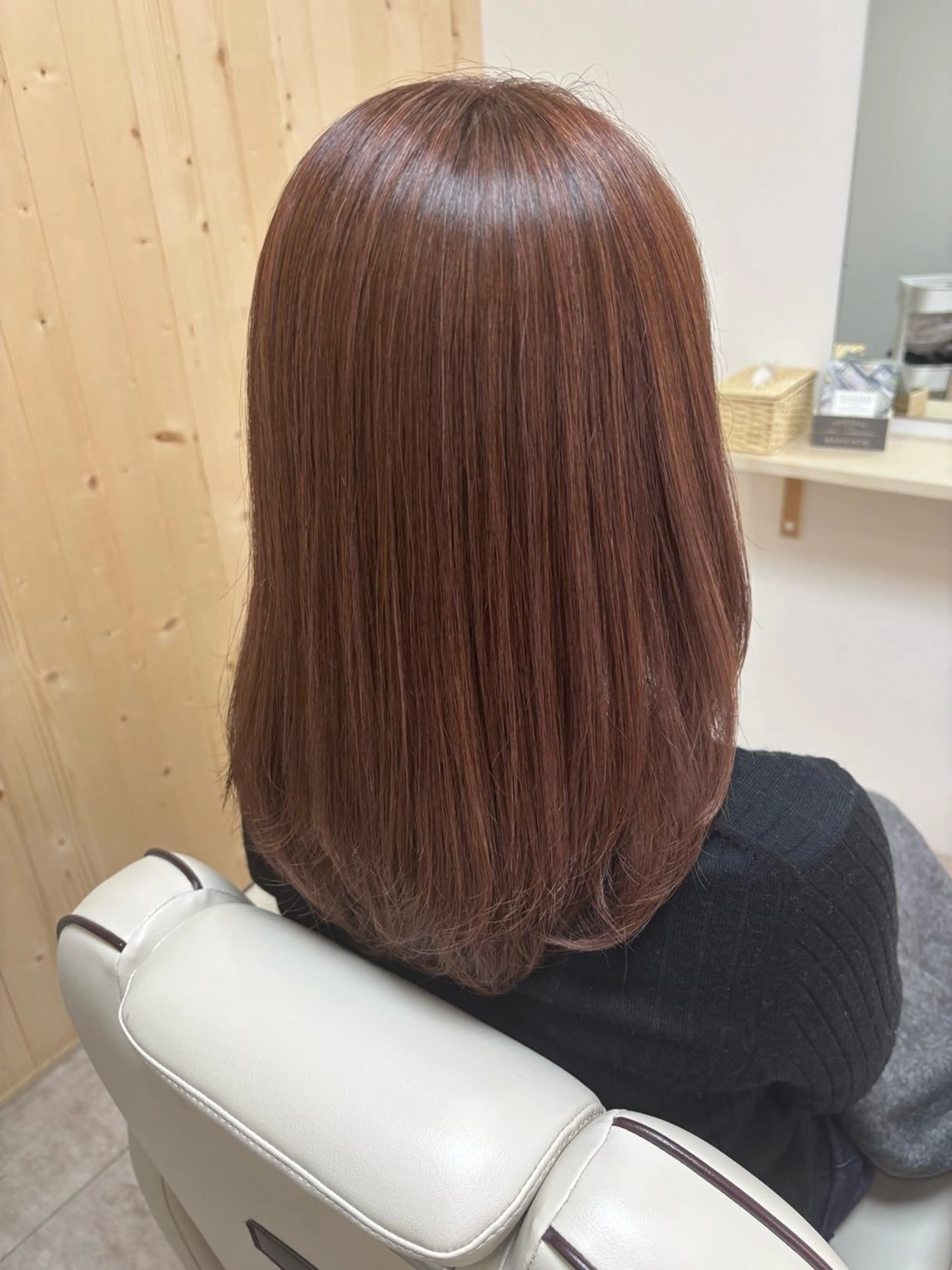 ミディアム カラー カット ヘアカラー トリートメント akane/大和田 駅/ Garanceのヘアスタイル