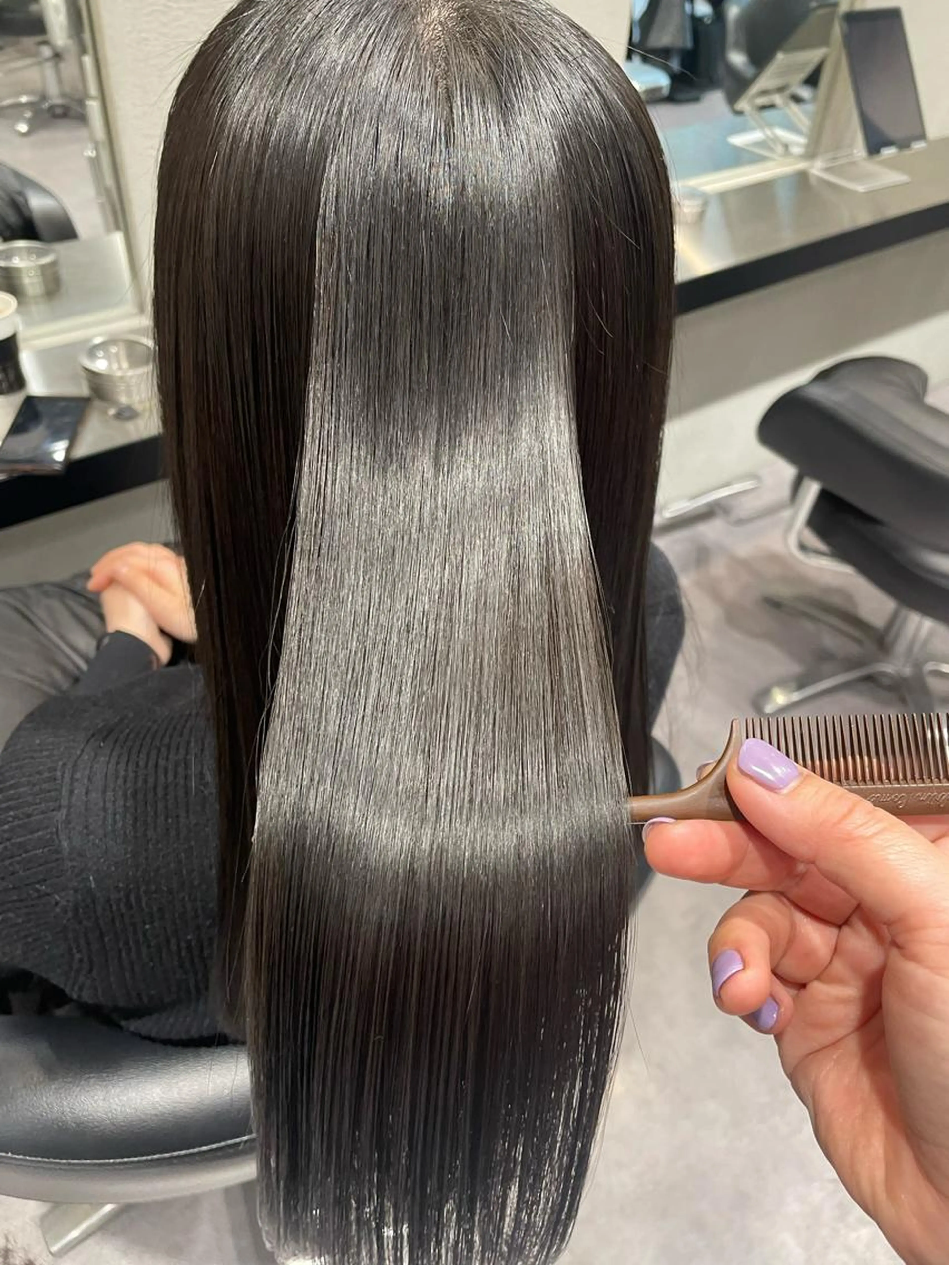 【Special menu】⭐️高濃度髪質改善ウルトワ水素tr⑤G⭐️コラーゲンカラー⭐️カット⭐️内部tr +炭酸⭐️の写真