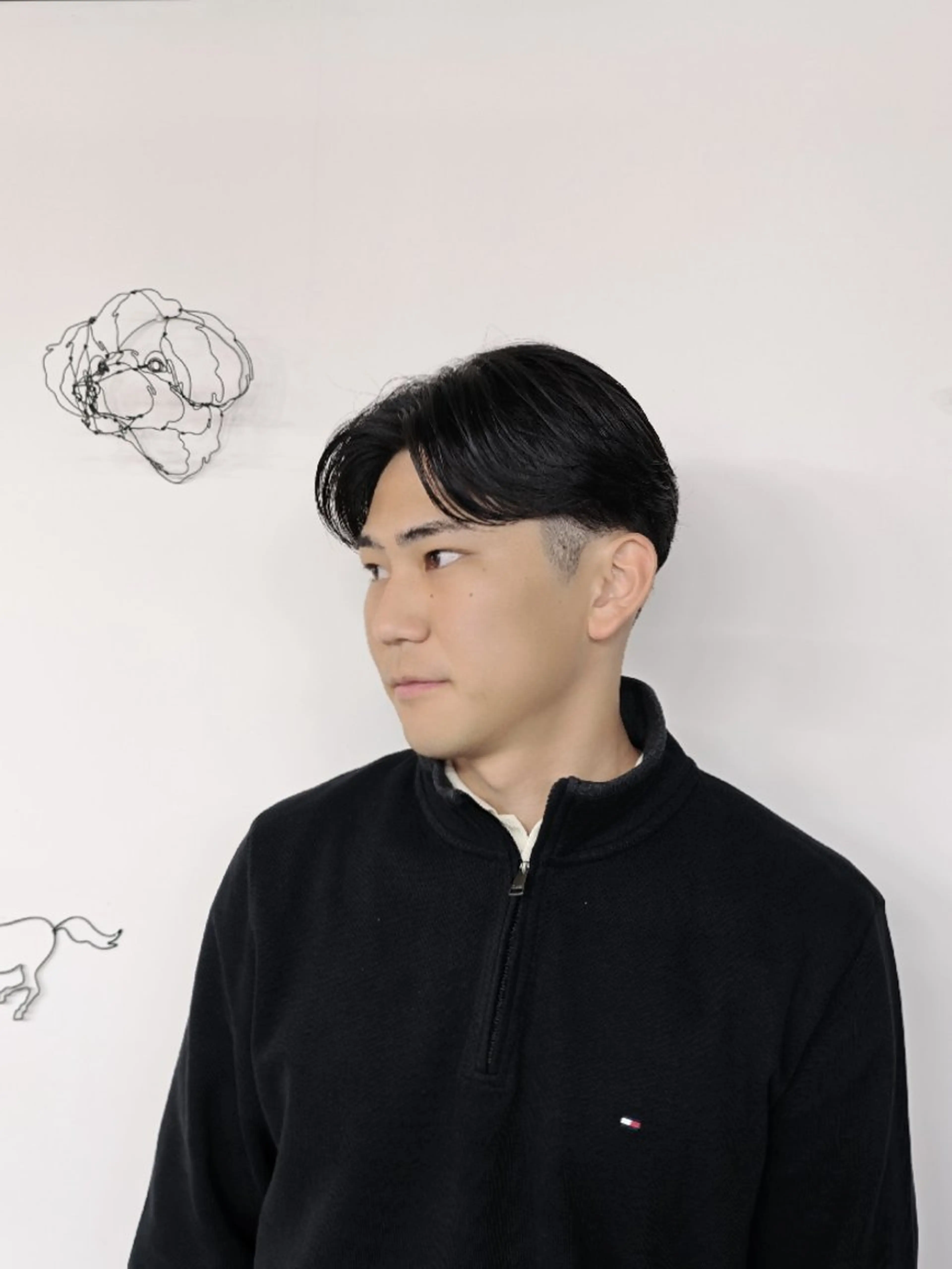パーマ メンズ ショート メンズパーマ ニュアンスパーマ カット パーマ カッコいい扱い易い 似合う。お任せ下さいのヘアスタイル