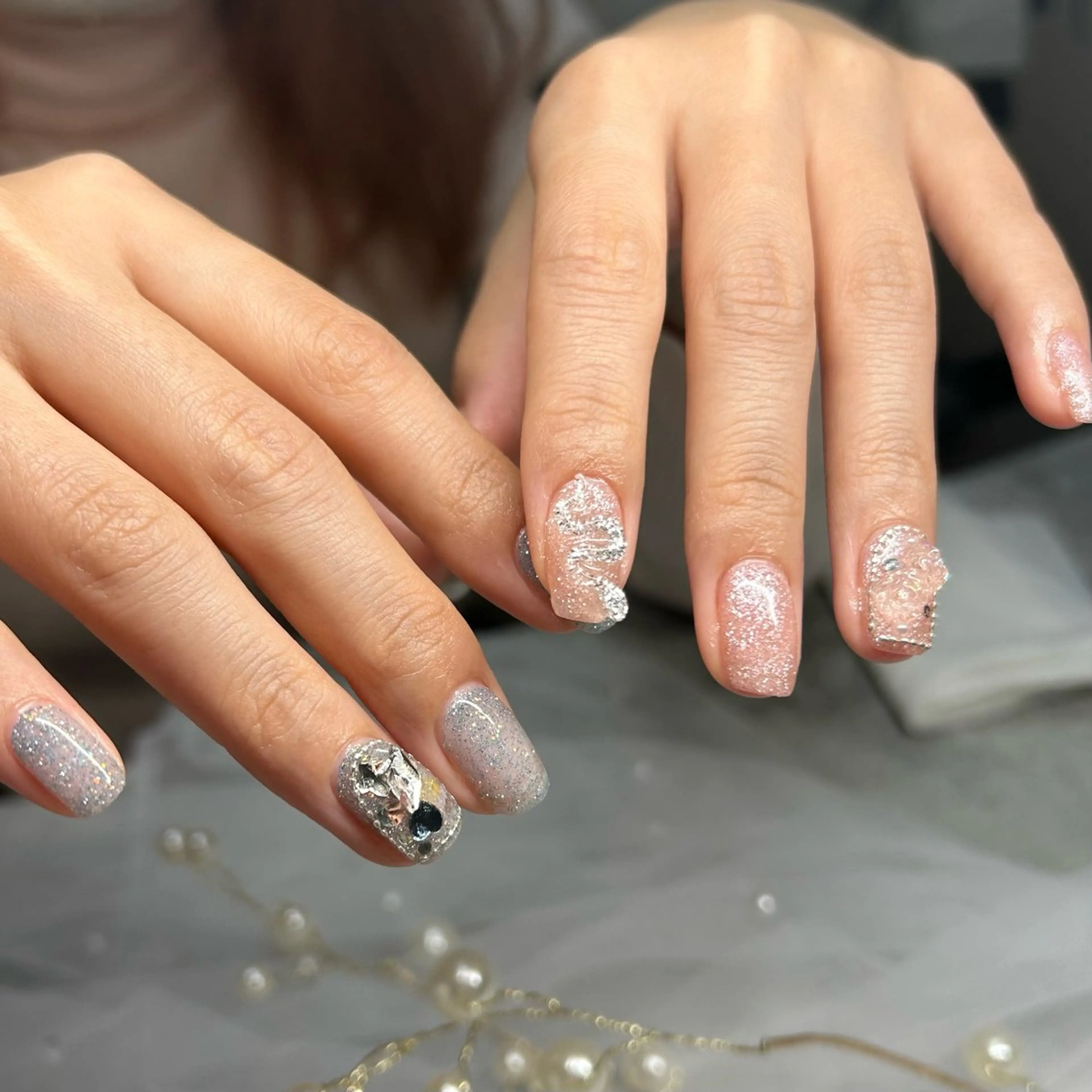 ネイル フラッシュネイル ten nail salon　かえでのネイルデザイン