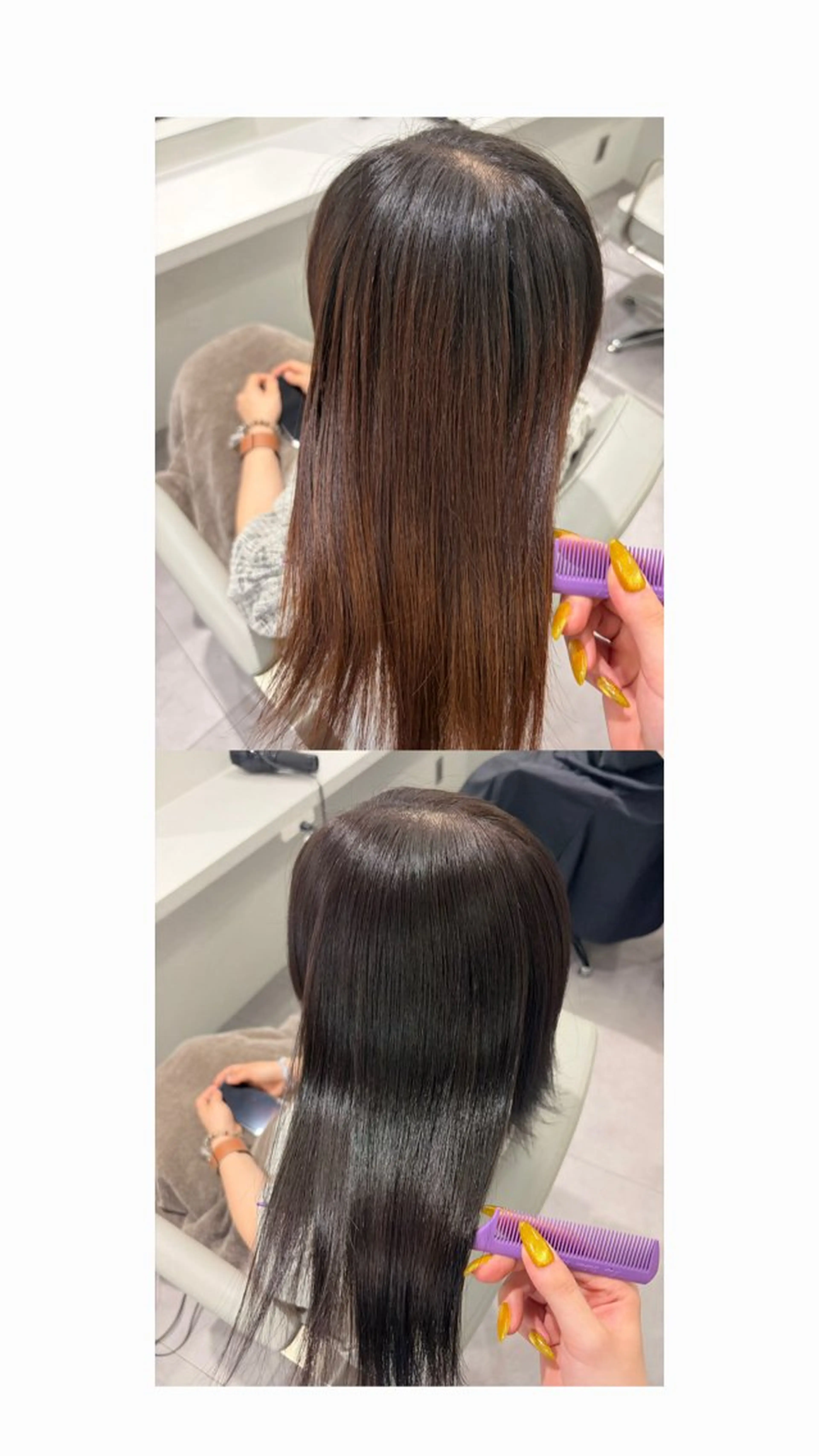 カラー グレージュ ヘアカラー Mi yuのヘアスタイル