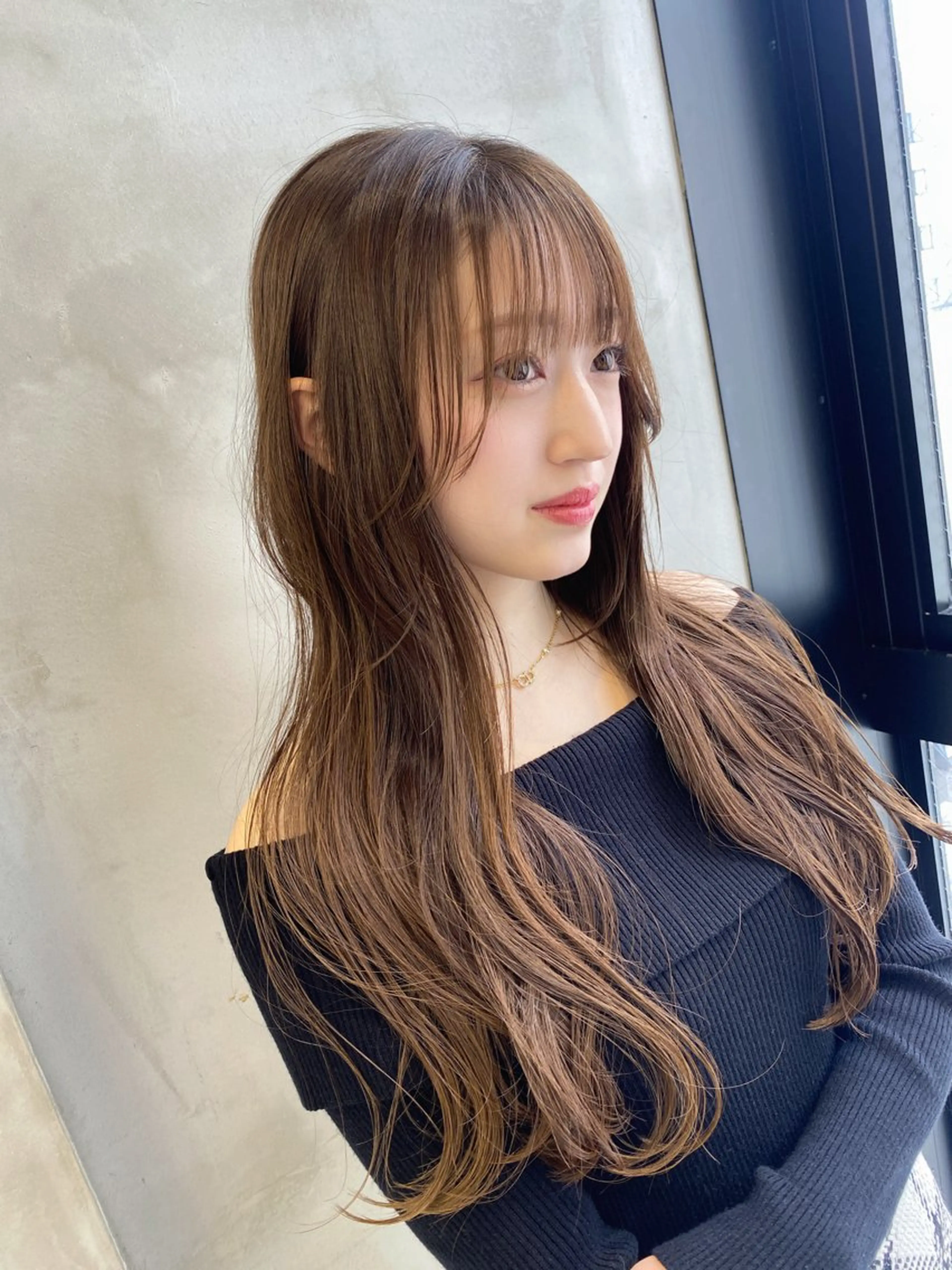 【全体ブリーチで透け感たっぷり🩵】ダブルカラー（ブリーチ込み）＋髪質改善トリートメントの写真