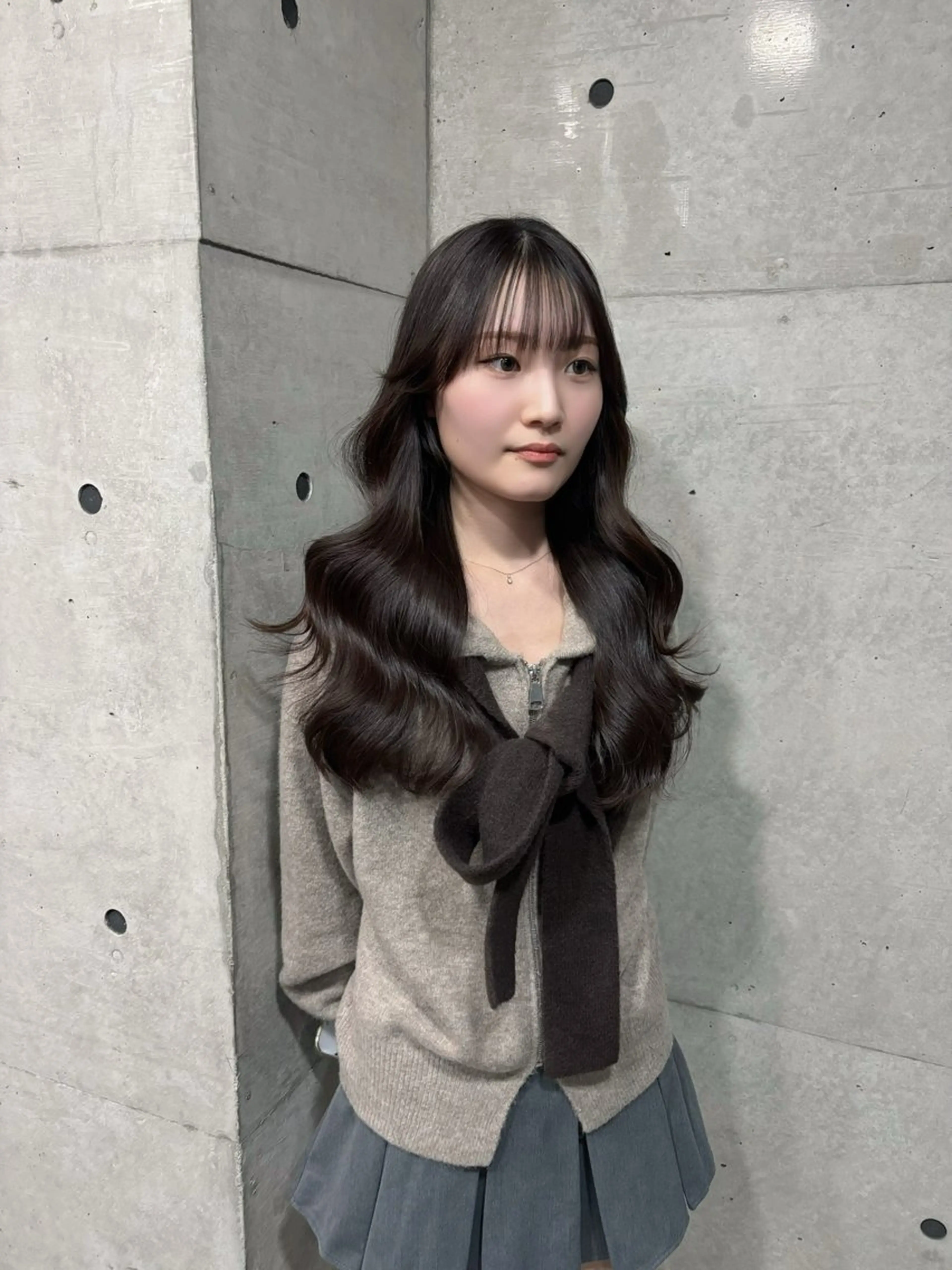 ロング 韓国風ヘア カット 韓国ヘア🤍 慎之介のヘアスタイル