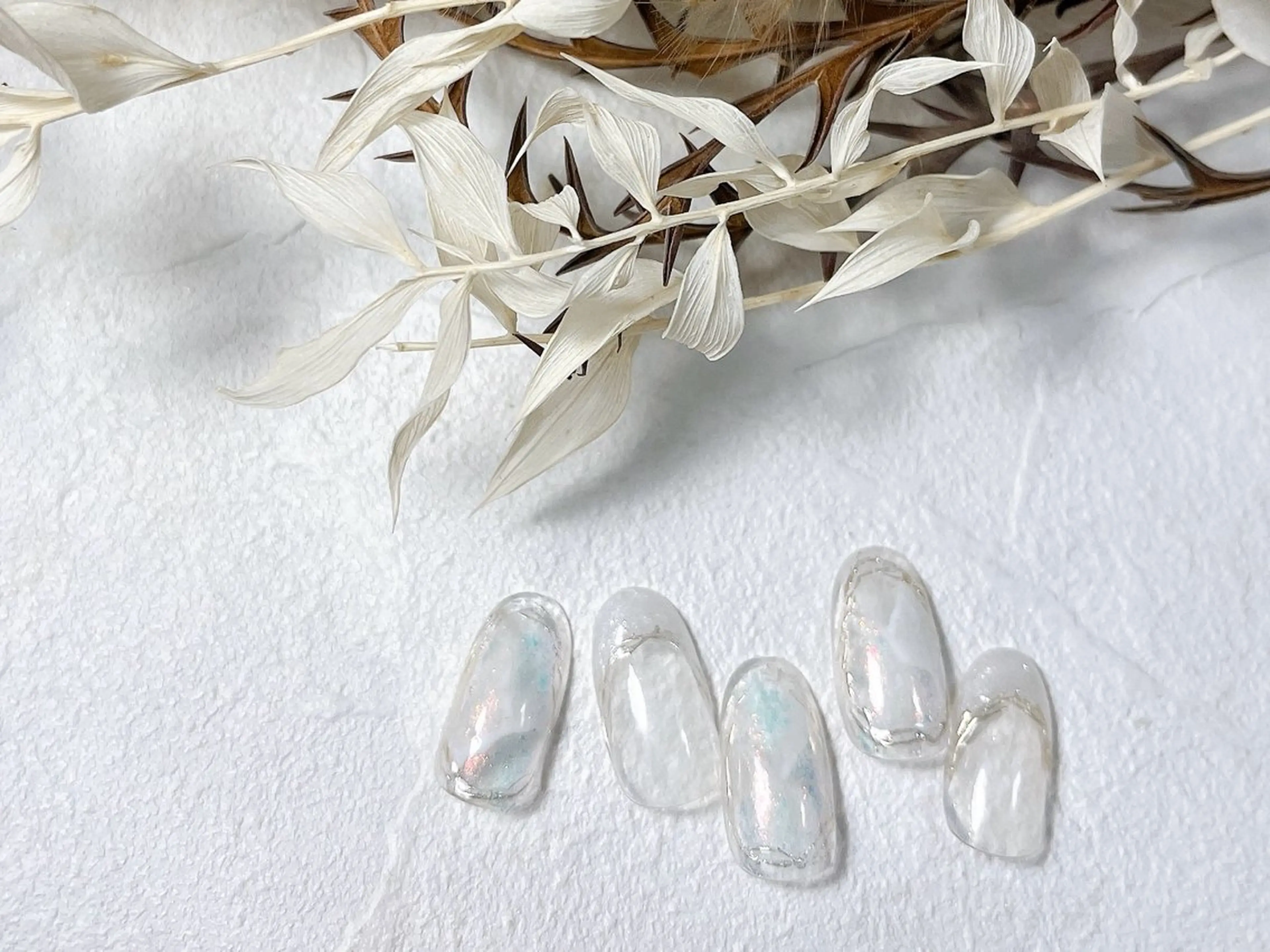 ネイル オーロラネイル フットネイル フレンチネイル ジェルネイル マグネットネイル kiki nail たまプラーザのネイルデザイン