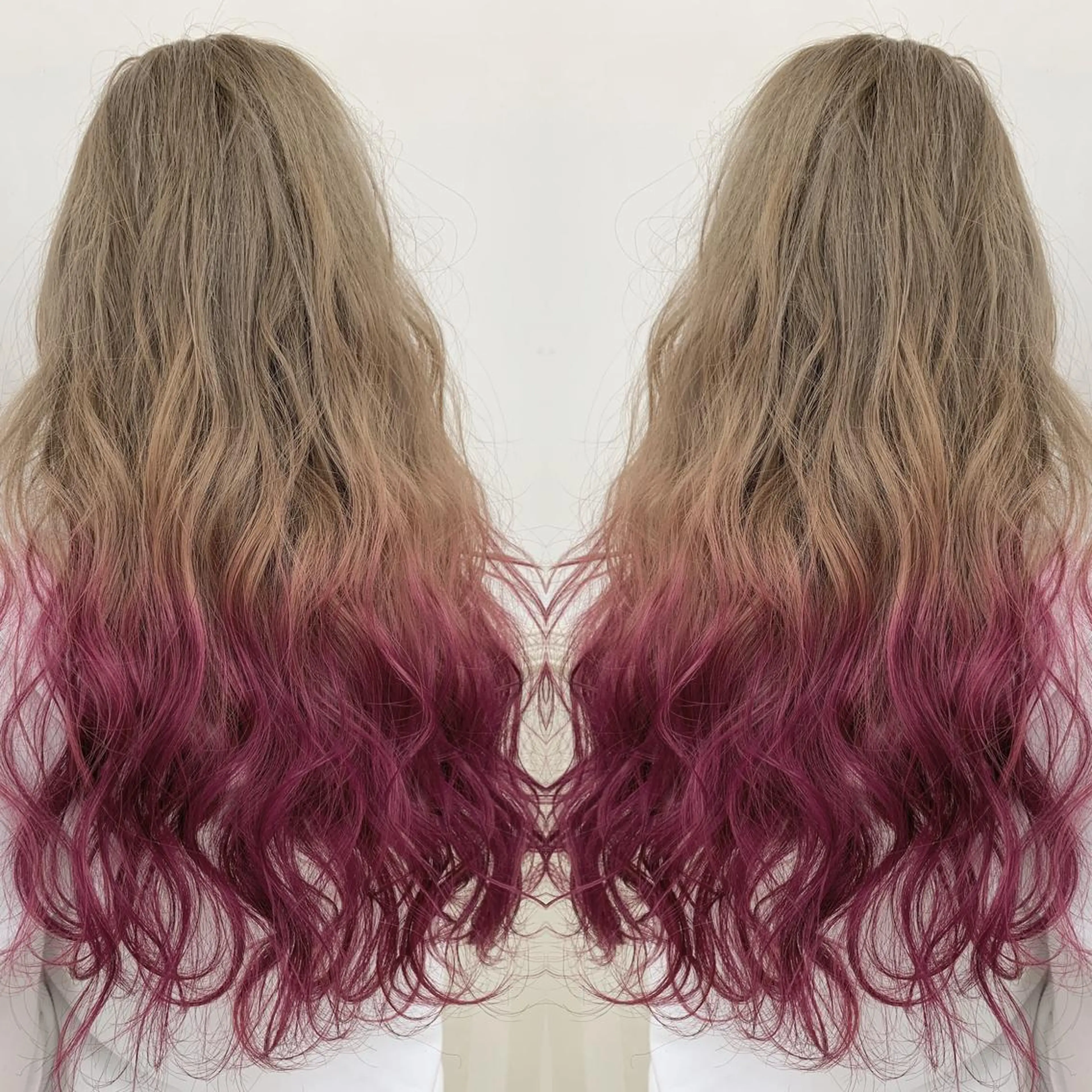 ロング カラー グラデーションカラー カット ヘアカラー N° jillva ♦️川端裕司♦️のヘアスタイル