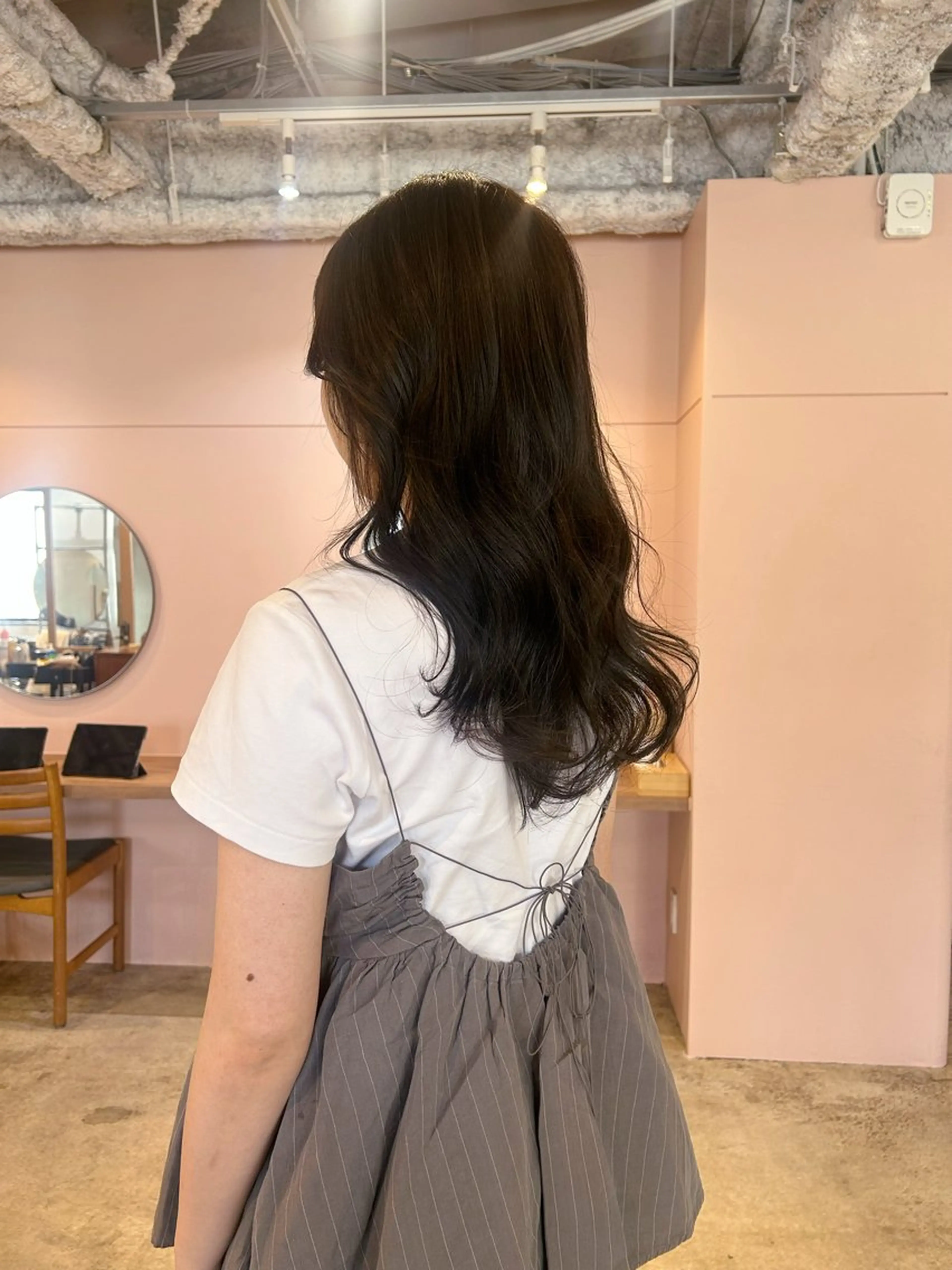 ロング カラー ヘアアレンジ 顔周りカット カット ヘアカラー 🎀suzuna 透明感colorのヘアスタイル