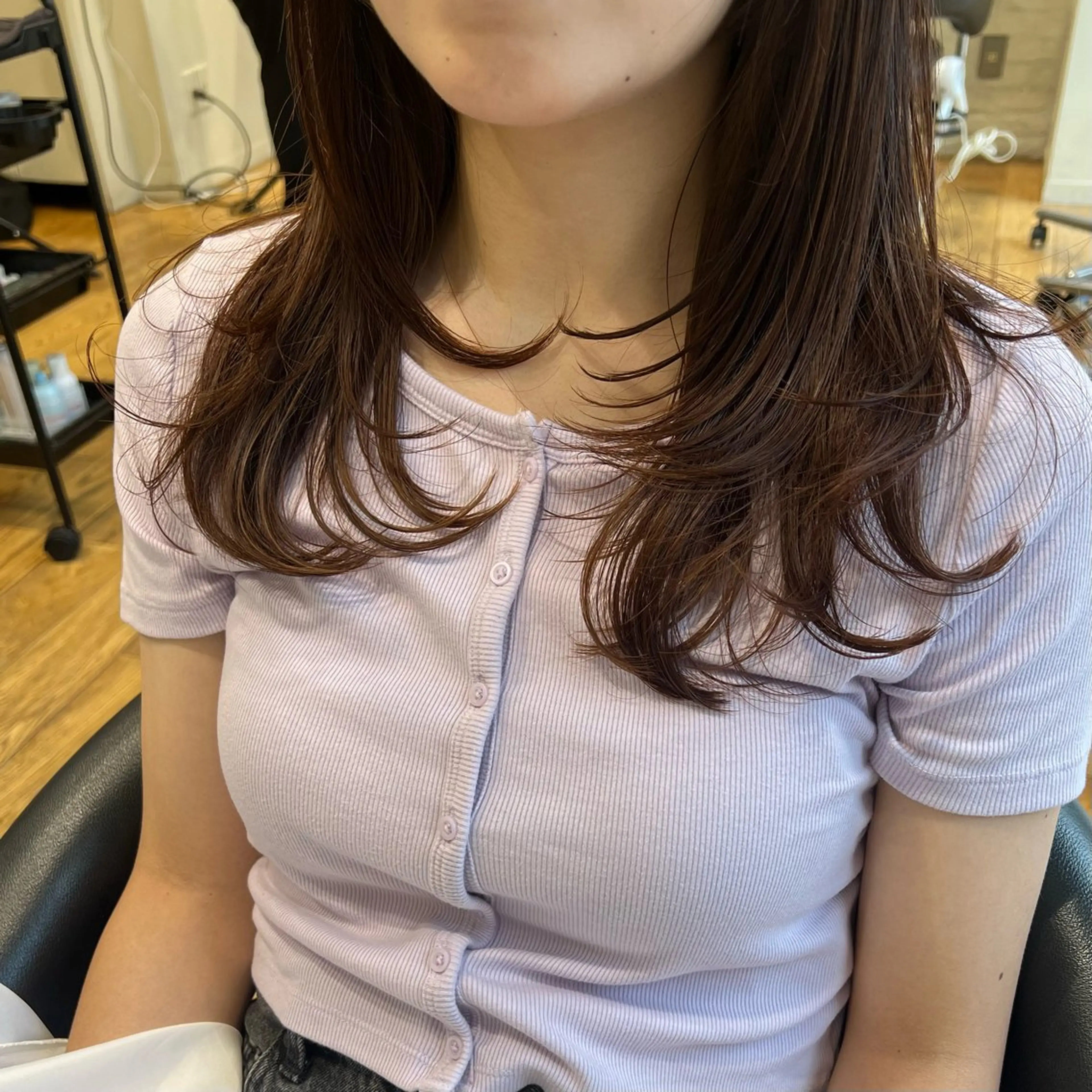 ロング 🌙コテ巻き風パーマ 🌙菜月のヘアスタイル