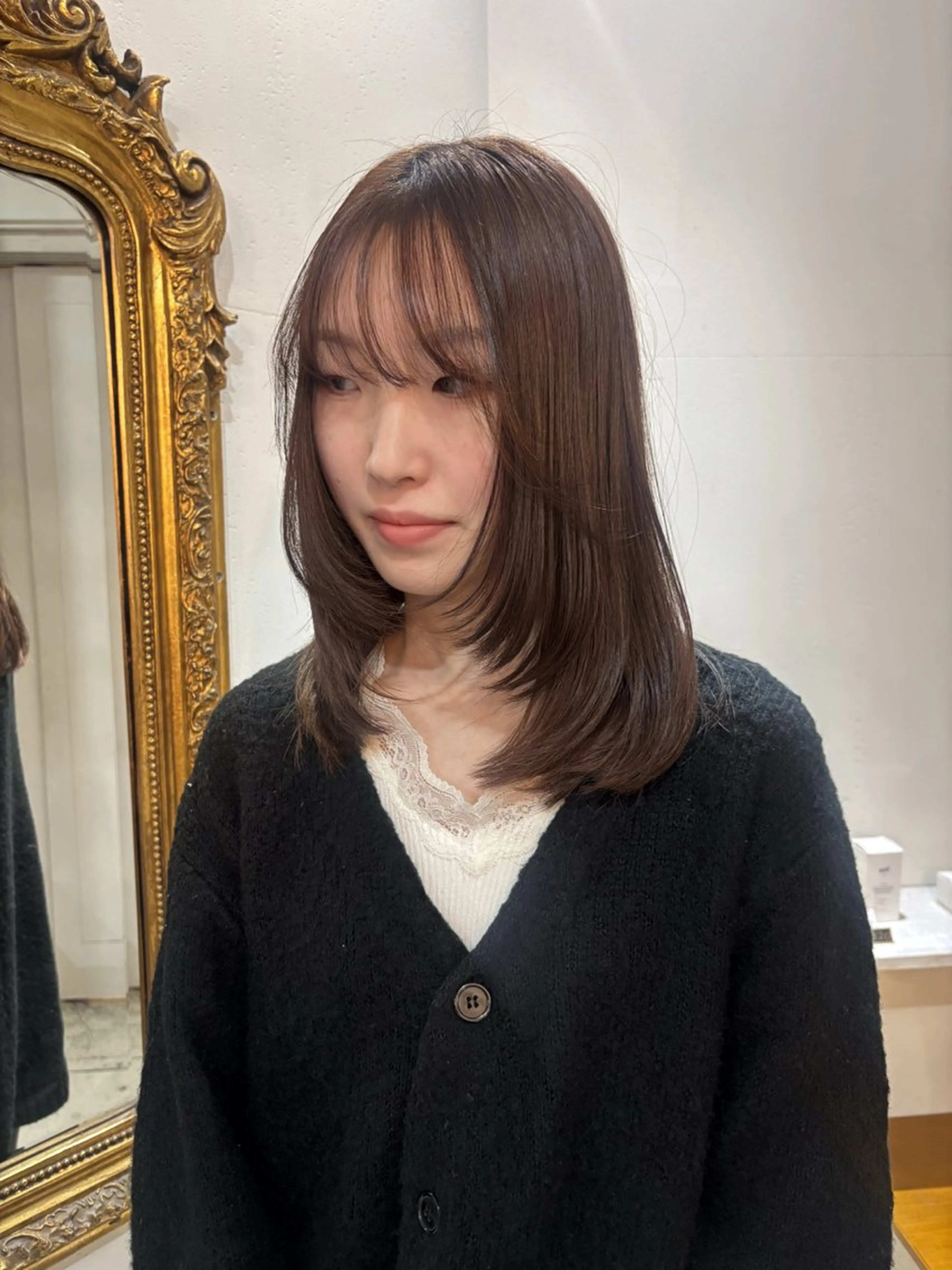 セミロング カット YUKI 🌕 «ダブルカラー»のヘアスタイル