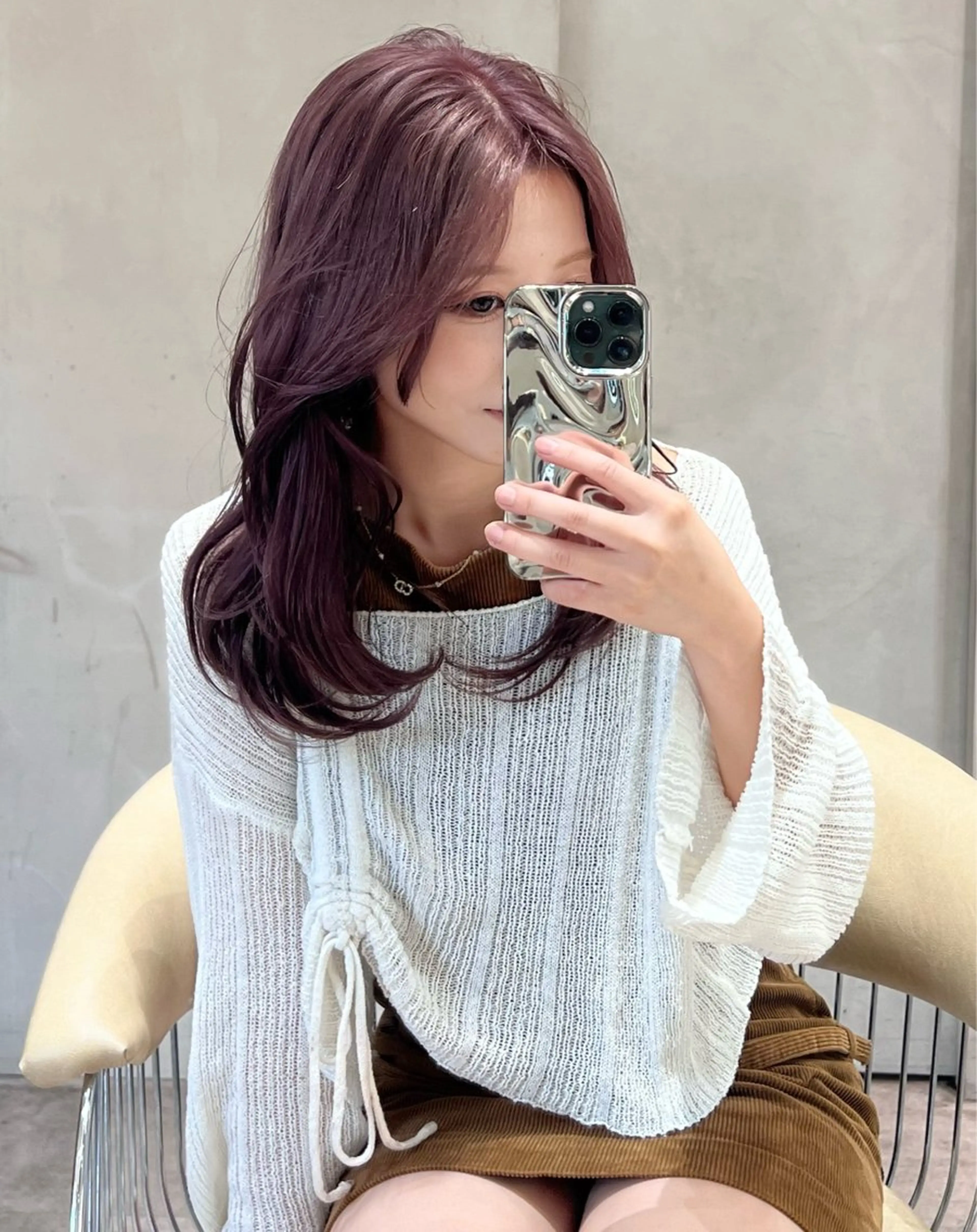 ミディアム 渋谷🎀透明感カラー レイヤー/mikuのヘアスタイル