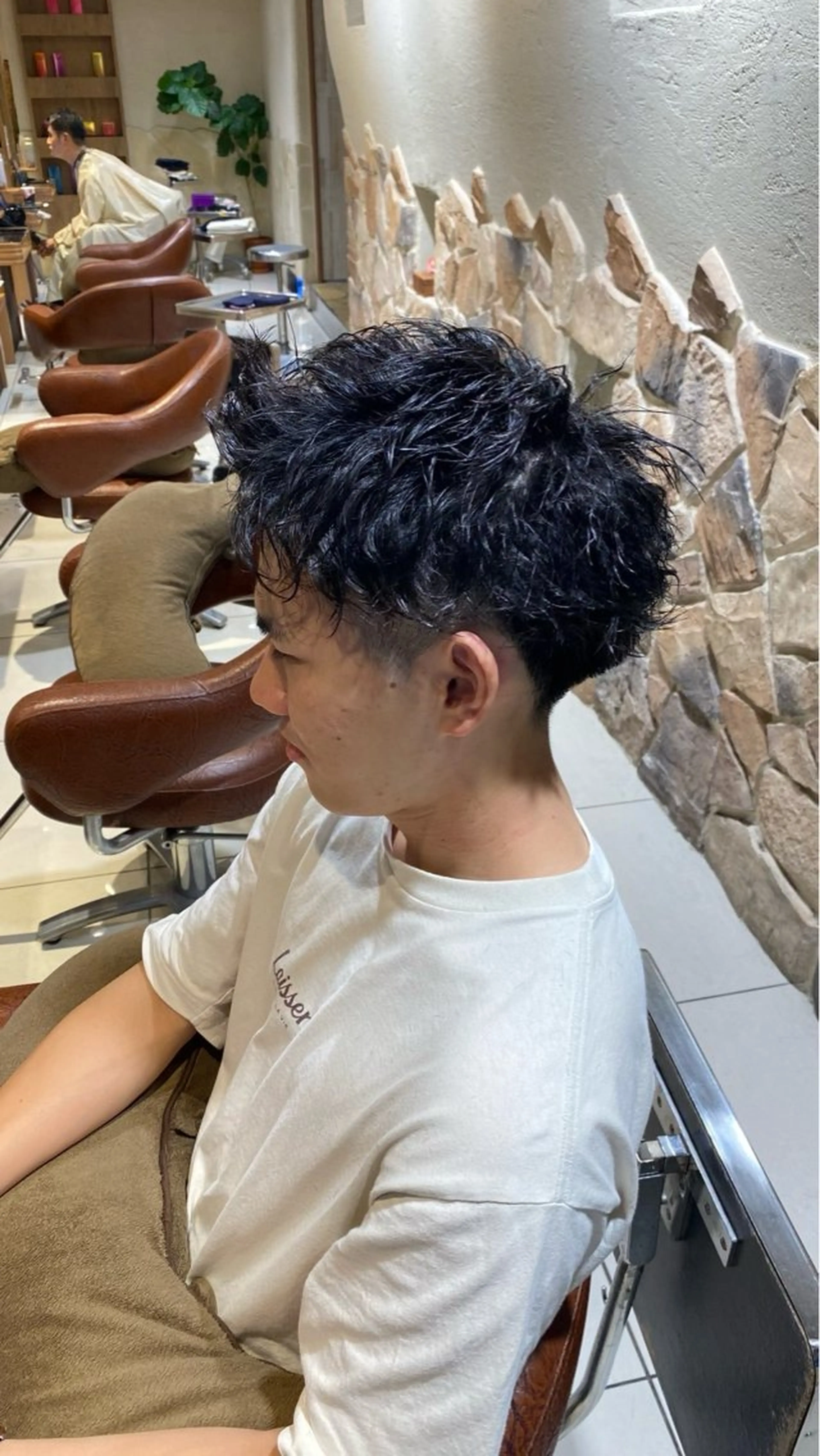 カット＋ピンパーマ【新宿/メンズ/スパイキーショート/短髪】の写真