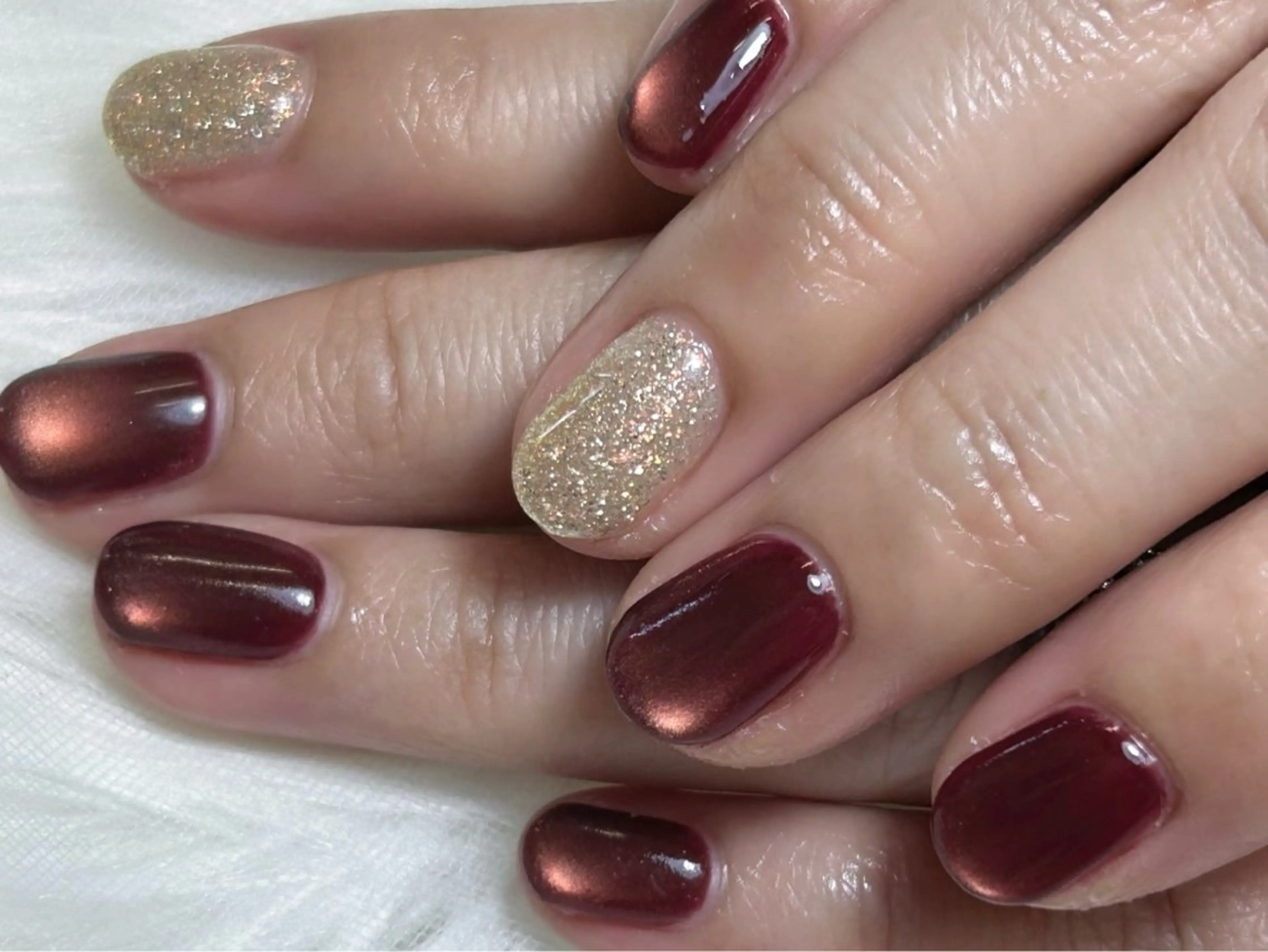 ネイル フラッシュネイル マグネットネイル Nail salon Yumechikaのネイルデザイン