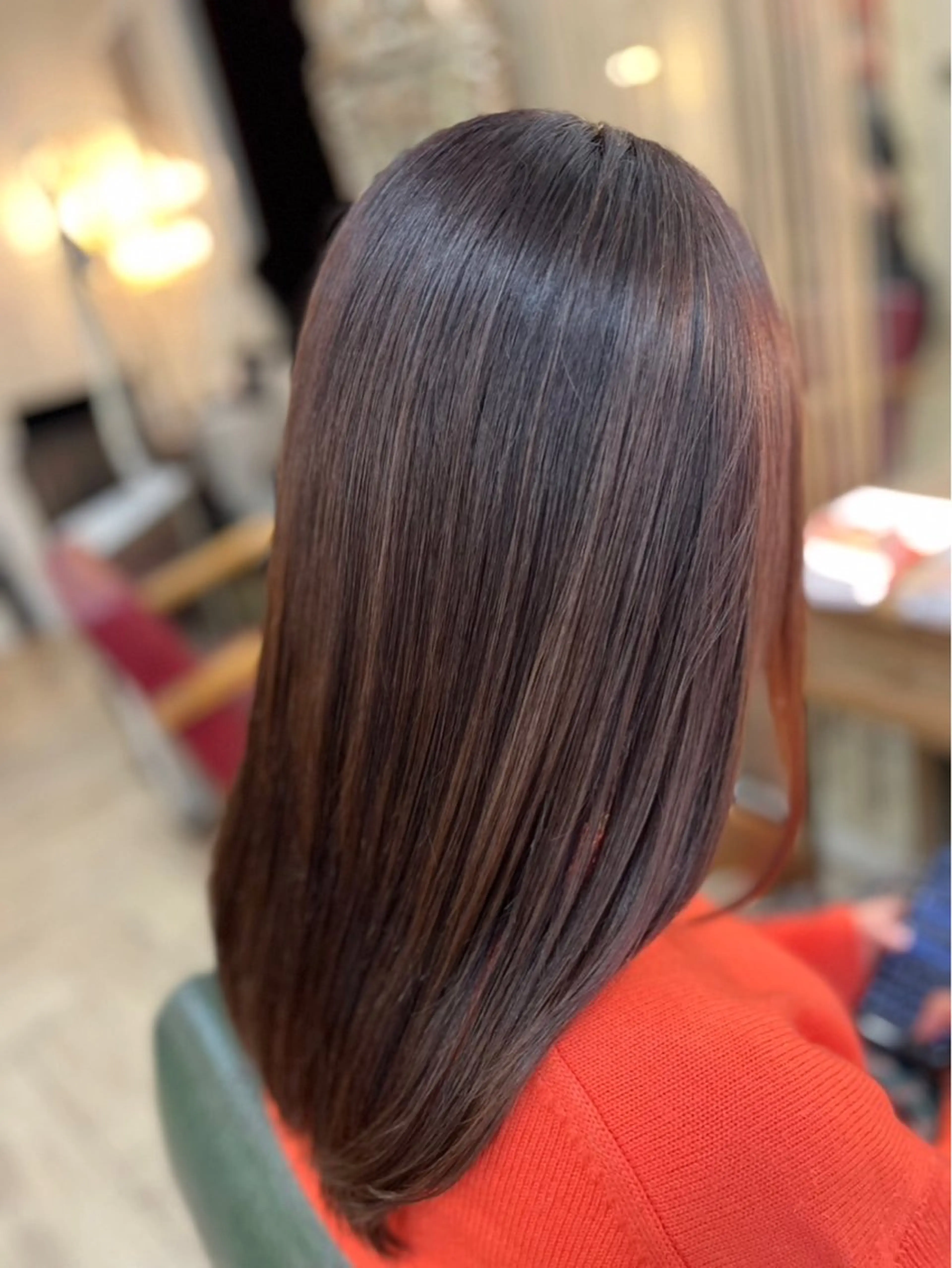 セミロング ❤︎大人シック ベージュrihoのヘアスタイル