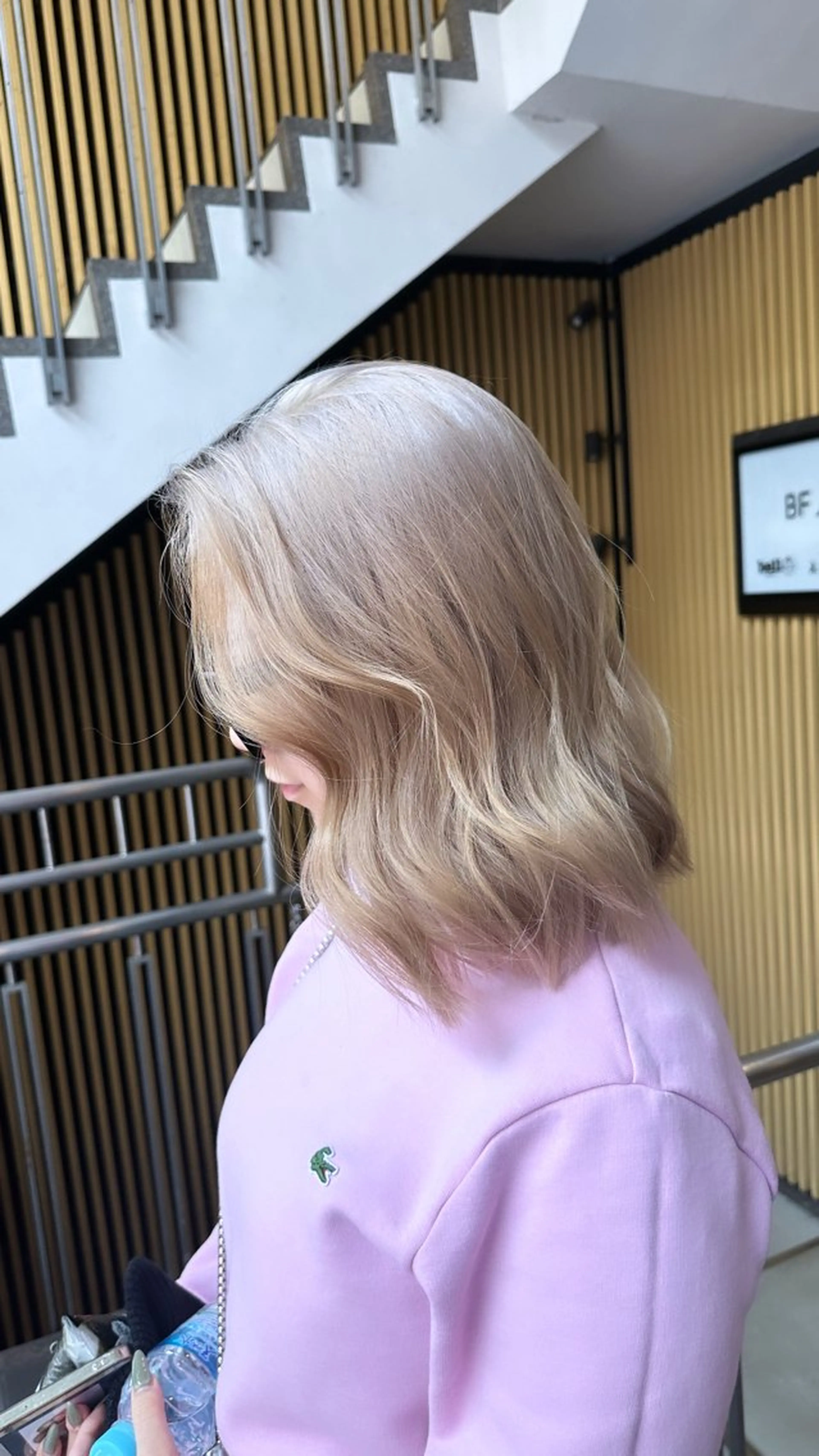 セミロング カラー ハイトーン/ブリーチ カラー/SHOGOのヘアスタイル