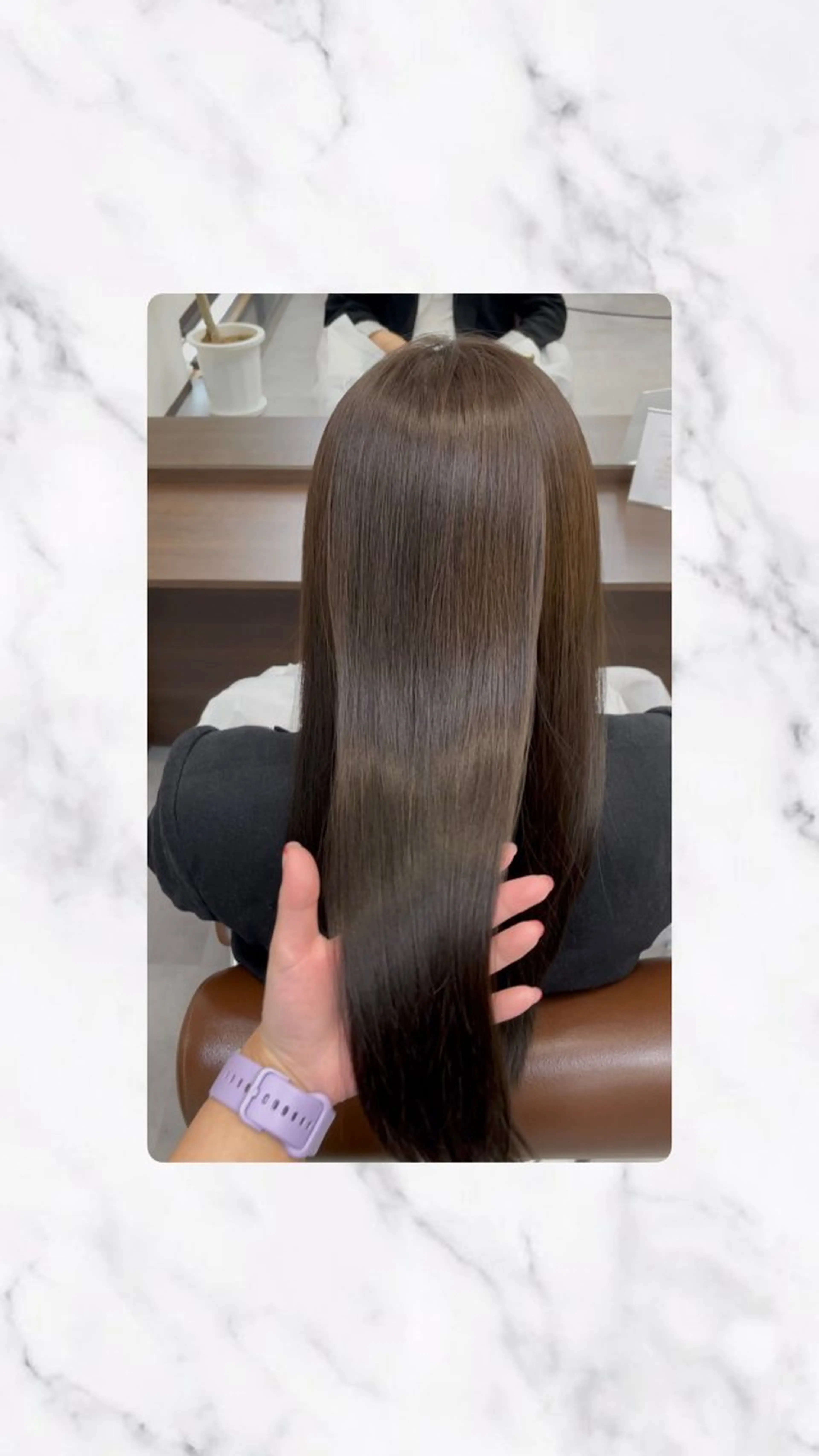 ロング トリートメント 堀 綾花のヘアスタイル