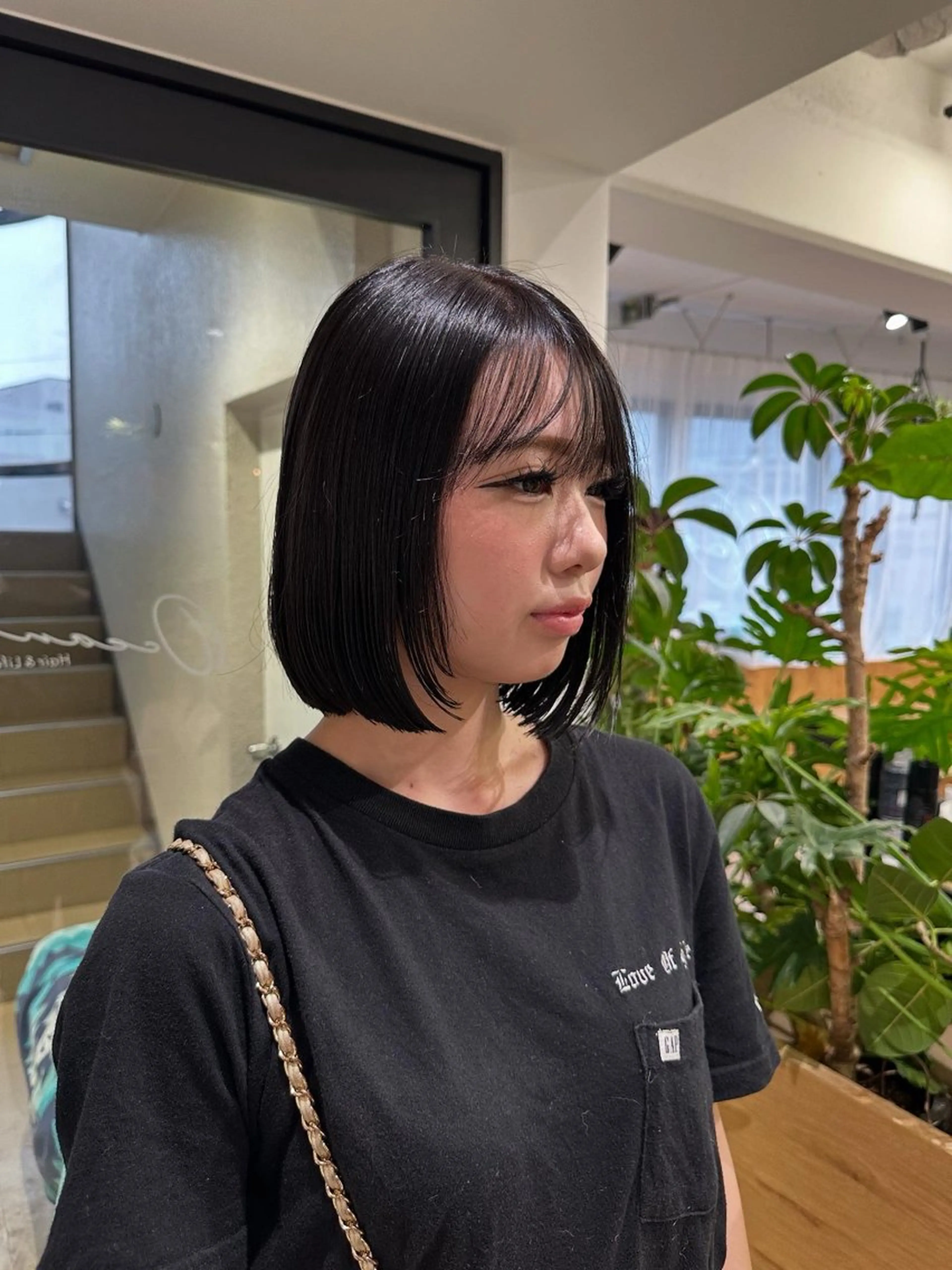 ショート カラー 切りっぱなし/髪質 改善矯正/さやか🫧のヘアスタイル