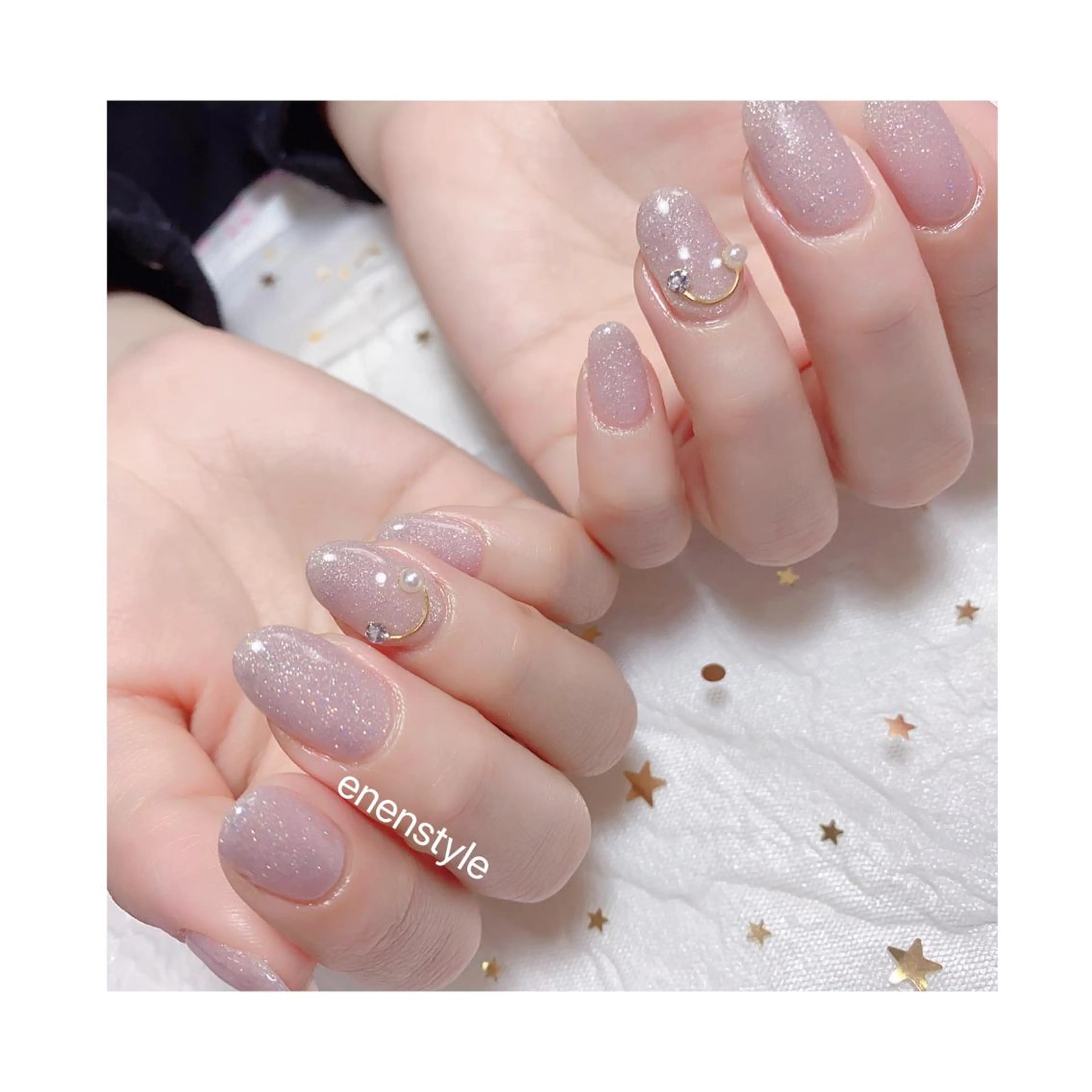 ショート ネイル ジェルネイル ニュアンスネイル オフィスネイル ワンカラーネイル パラジェル 👑enen style👑のネイルデザイン