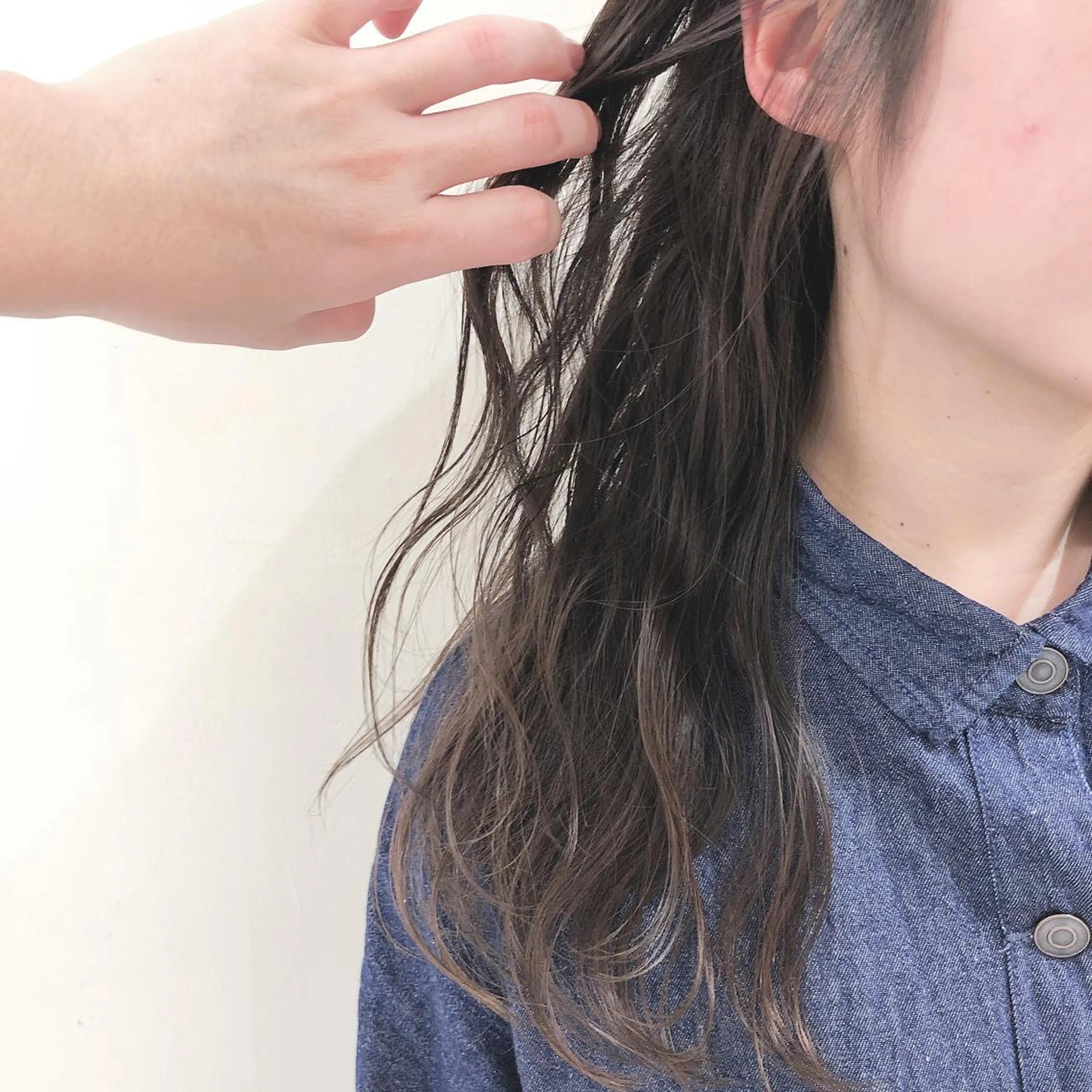 セミロング カラー ボブ/パーマ 古家 佑真のヘアスタイル