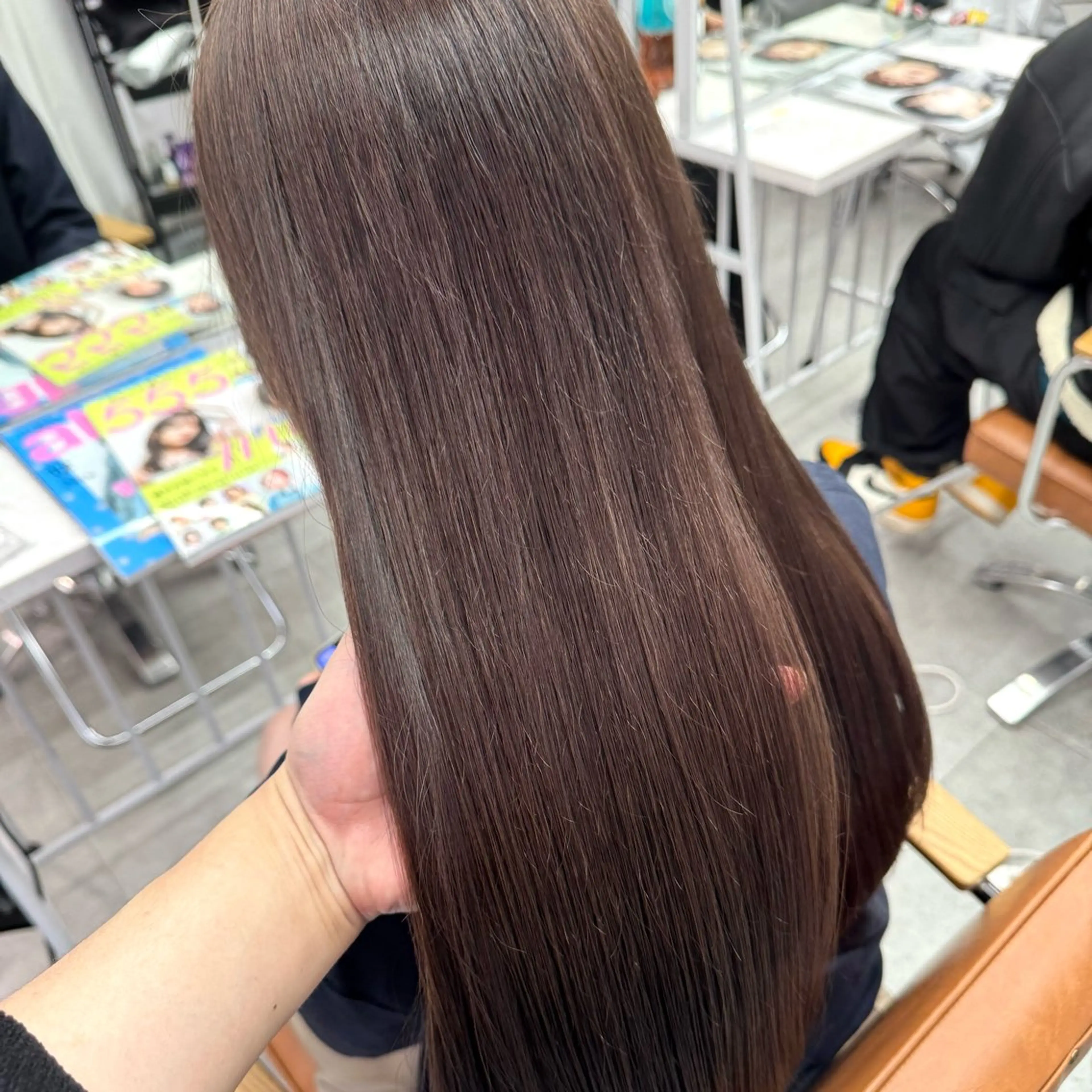 ロング カラー ヘアアレンジ ヘアカラー ブリーチなしカラー /新百合ヶ丘/安形翔のヘアスタイル