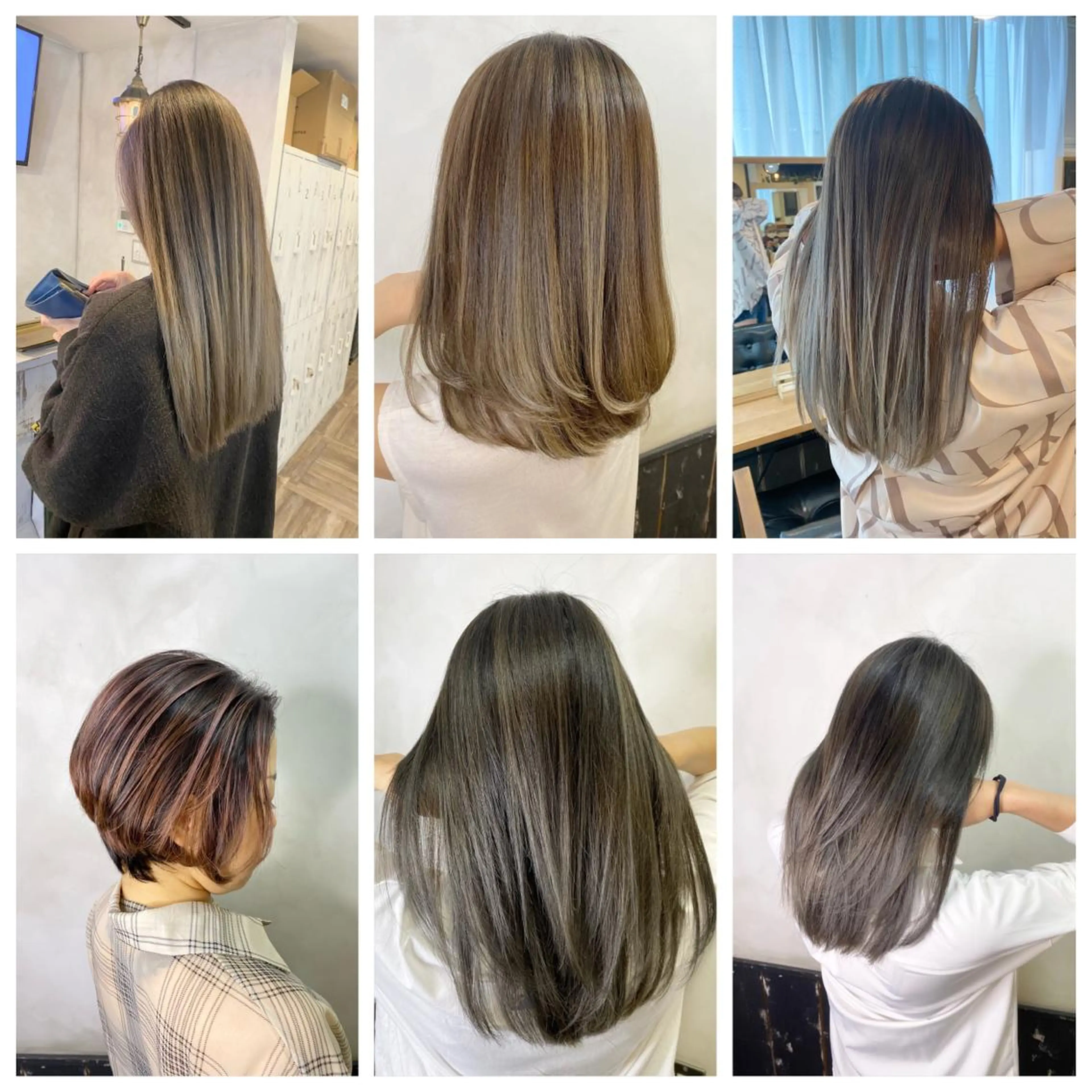 セミロング カラー バレイヤージュ ミストバング ブリーチ ケアブリーチ  フェイスフレーミング カット ヘアカラー トリートメント ヘッドスパ 綺麗な髪質にしたい方 限定🌈清水　祥のヘアスタイル