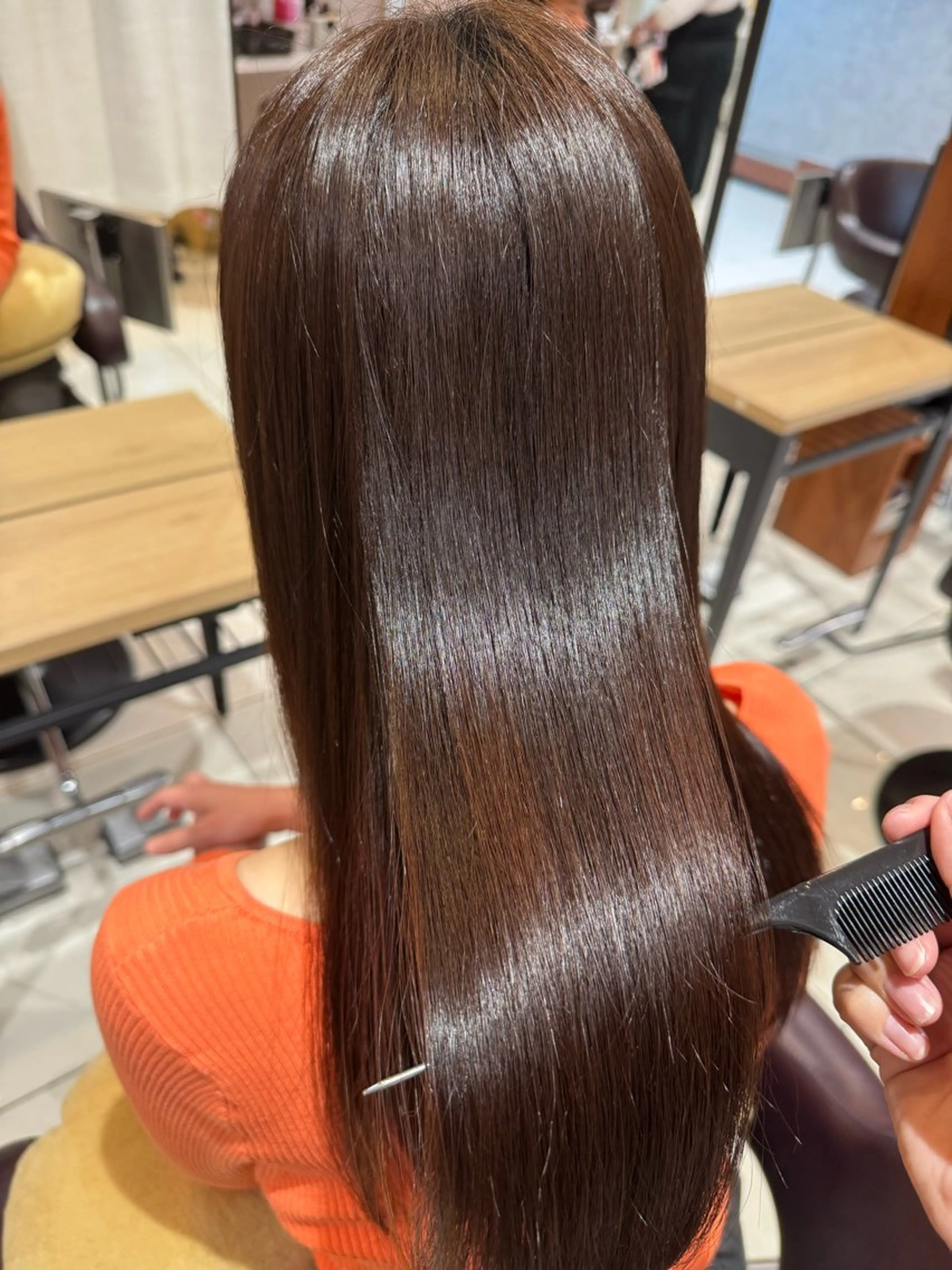 セミロング カラー 🍟早川さな🍟 アシスタントのヘアスタイル