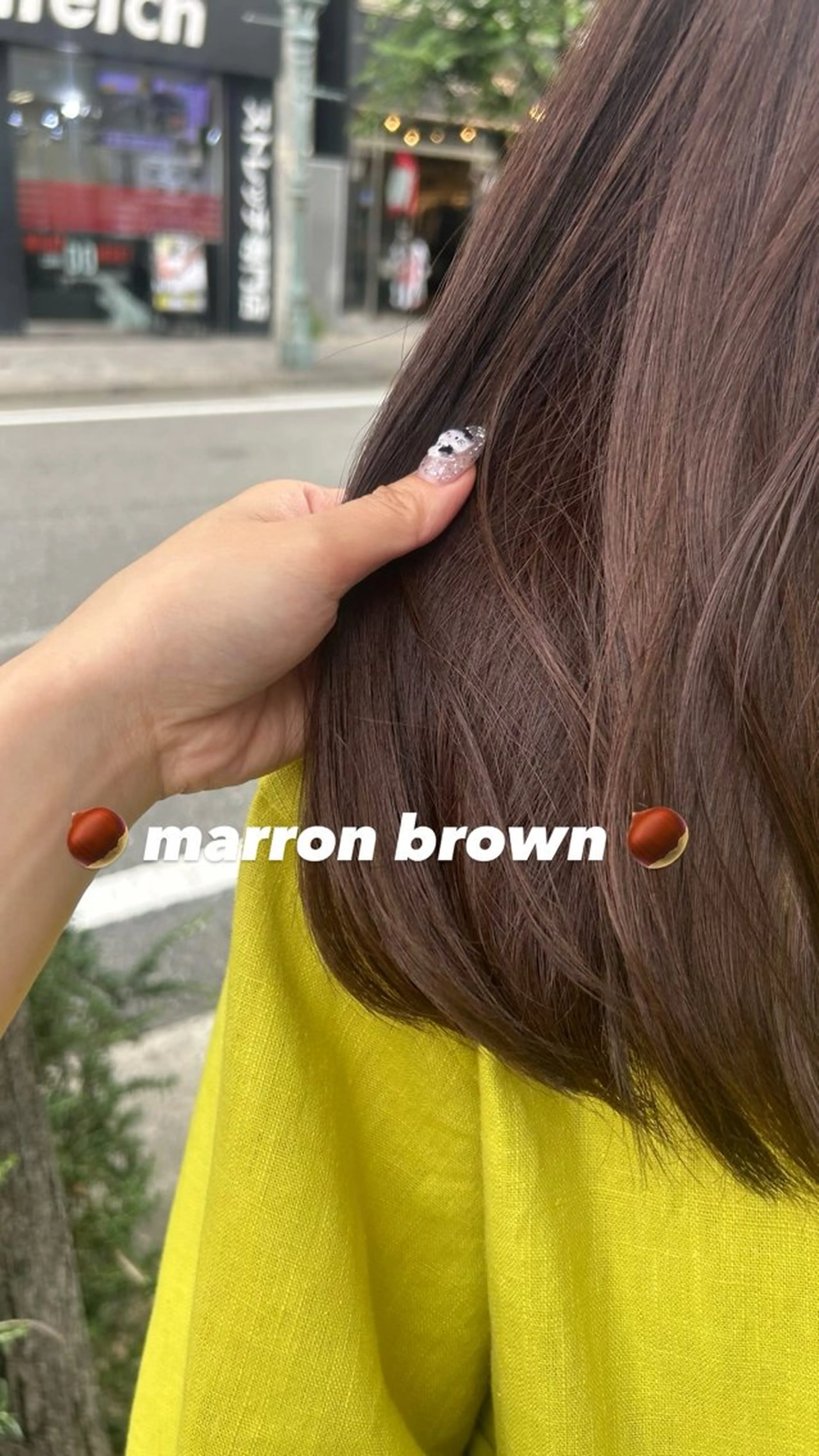 ロング ヘアカラー トリートメント stylist 倉本恋のヘアスタイル