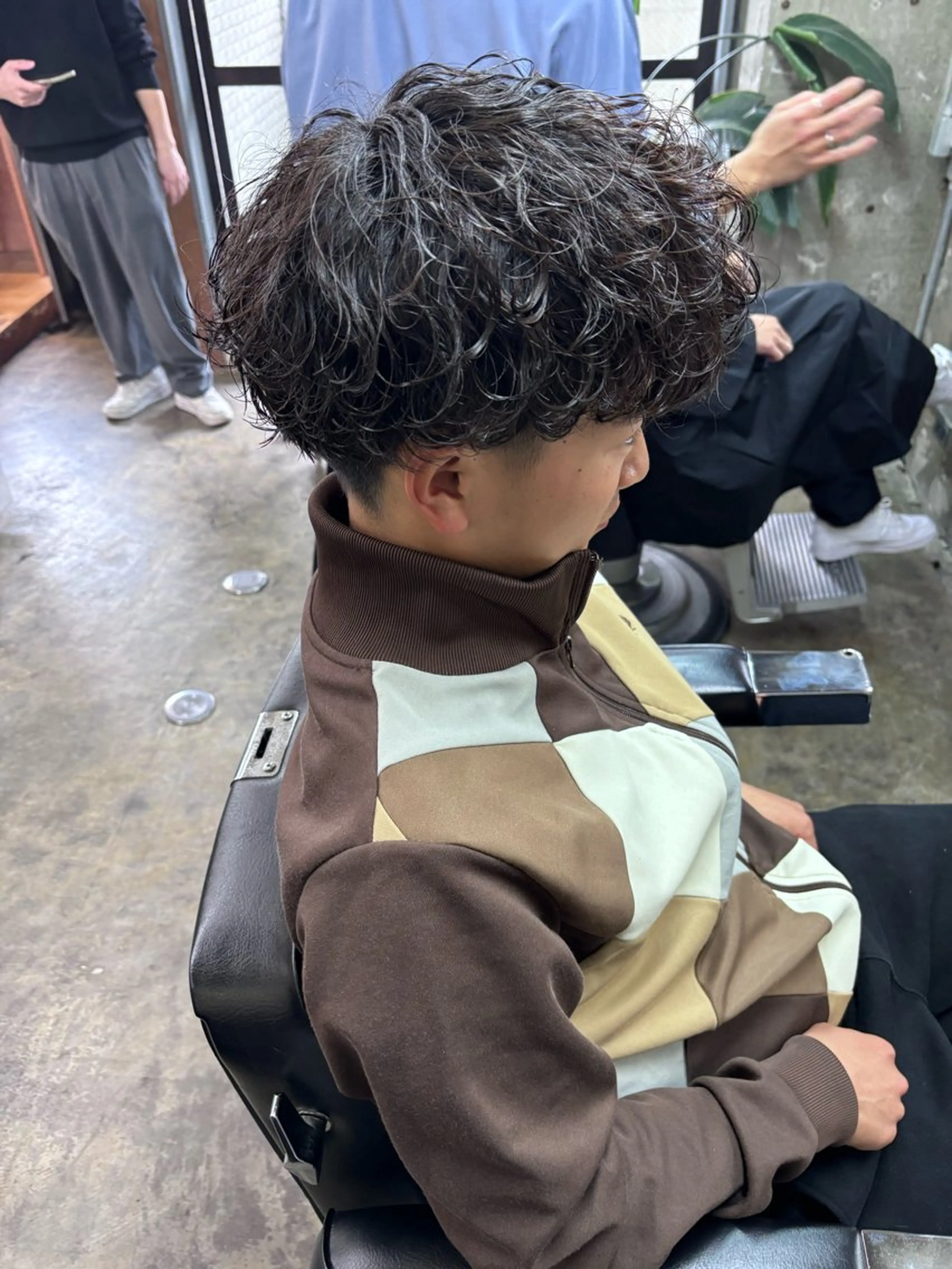 パーマ メンズ カット パーマ トリートメント 土岐 仁/メンズ専門 パーマ特化美容師🔥のヘアスタイル
