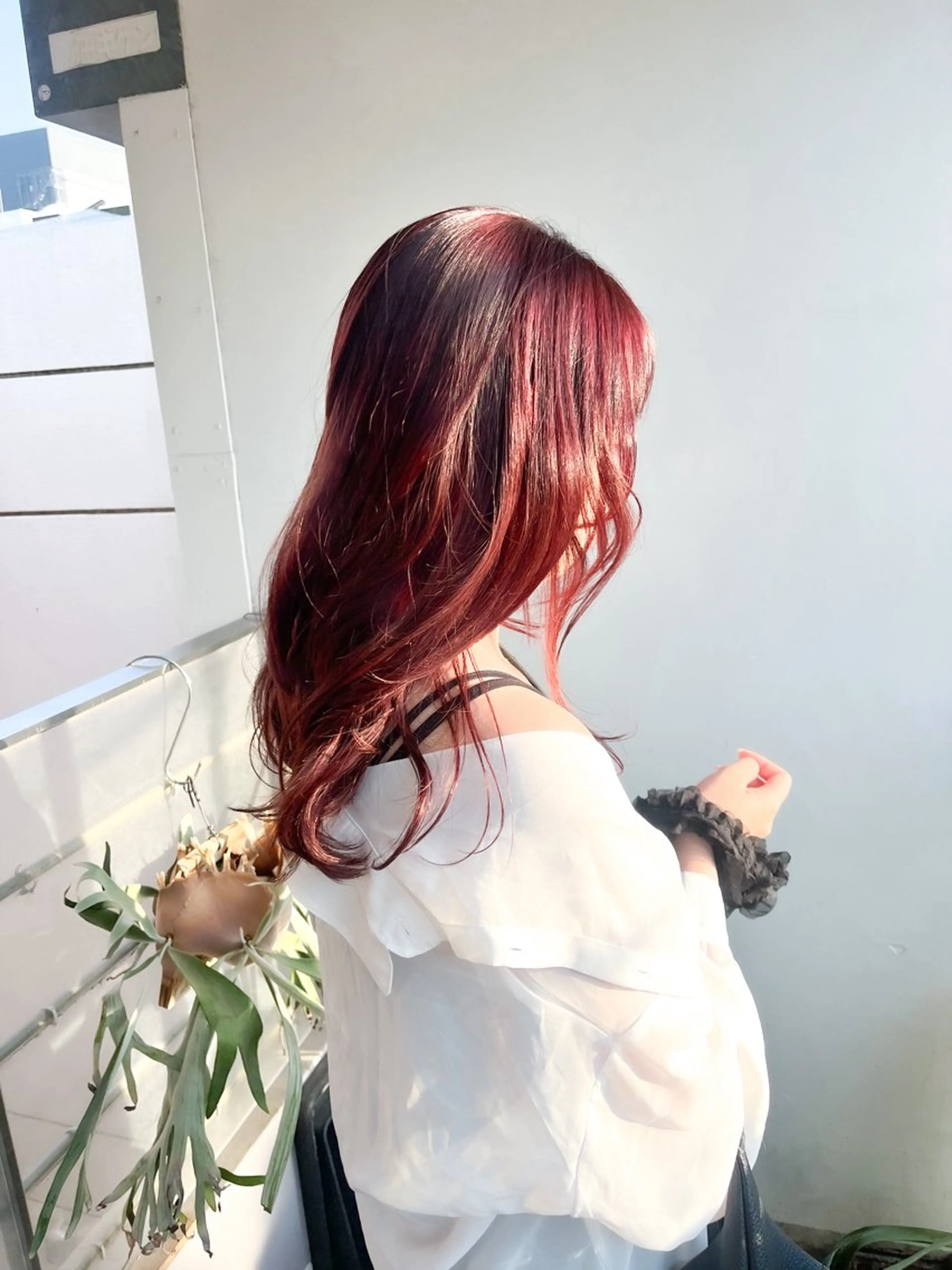 セミロング カラー 艶カラー🫧 猿渡 響のヘアスタイル