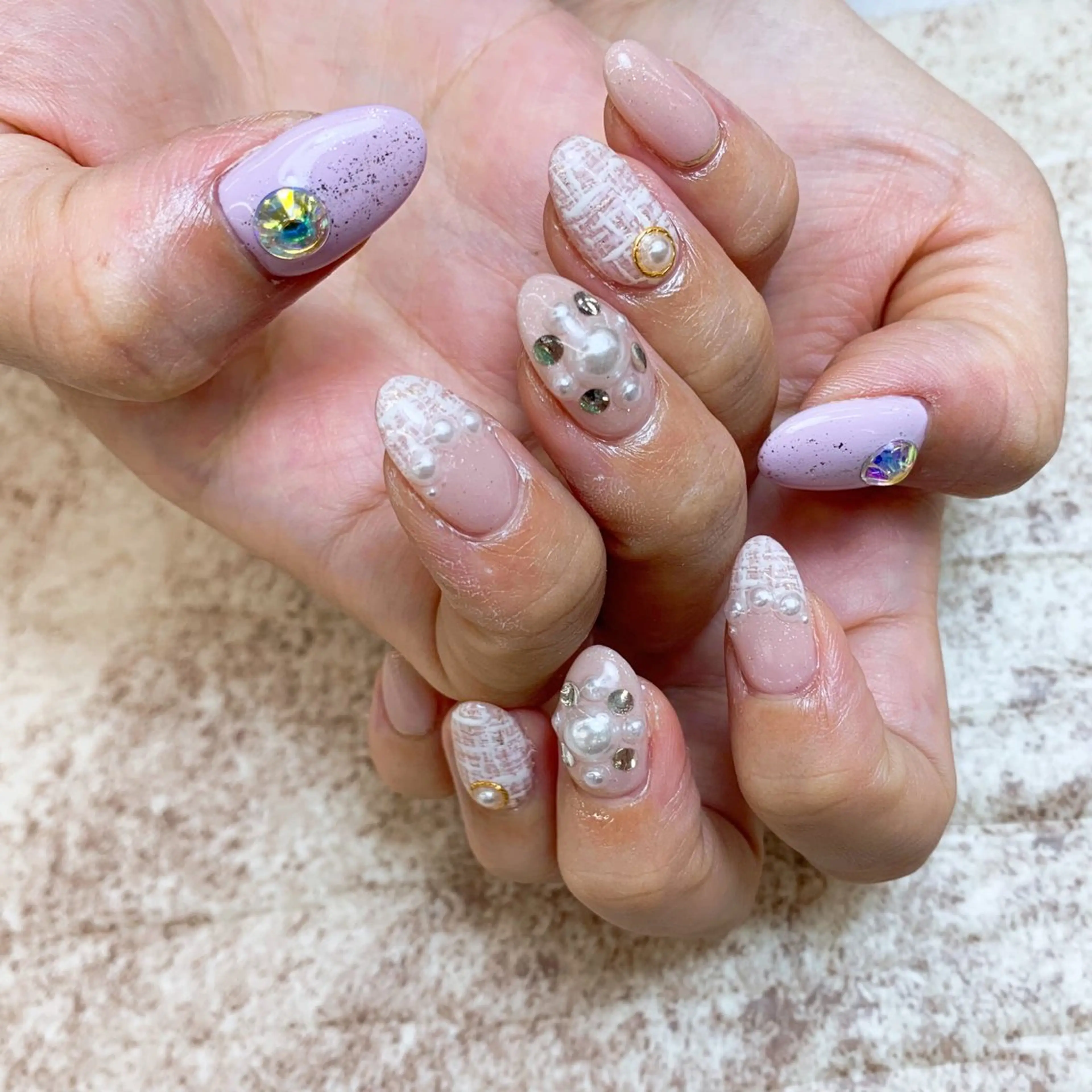 ネイル ハンドネイル ⭐︎休業中の練習⭐︎ JNA認定講師髙橋のネイルデザイン