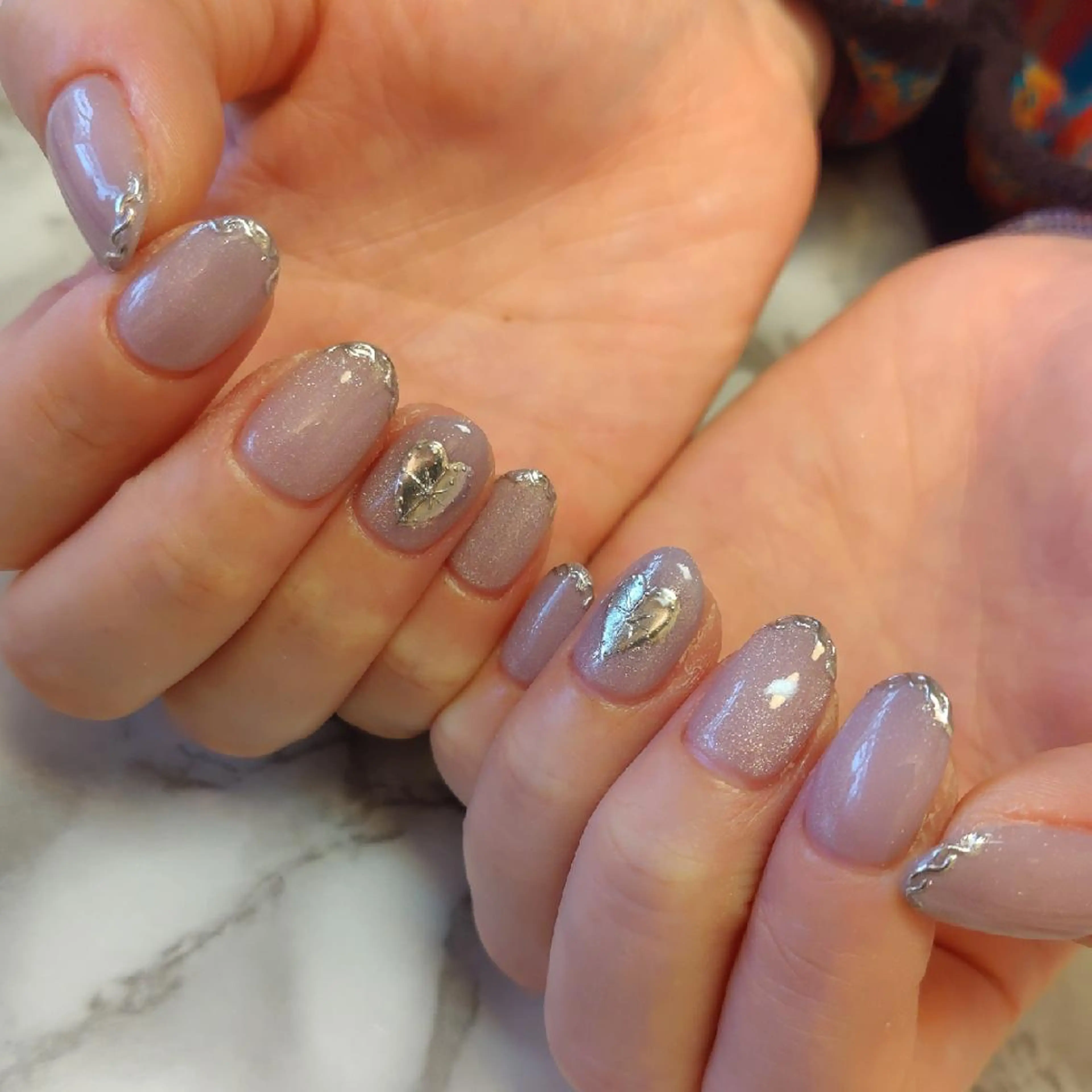 ネイル マグネットネイル ミラーネイル ジェヌインネイル 河内のネイルデザイン