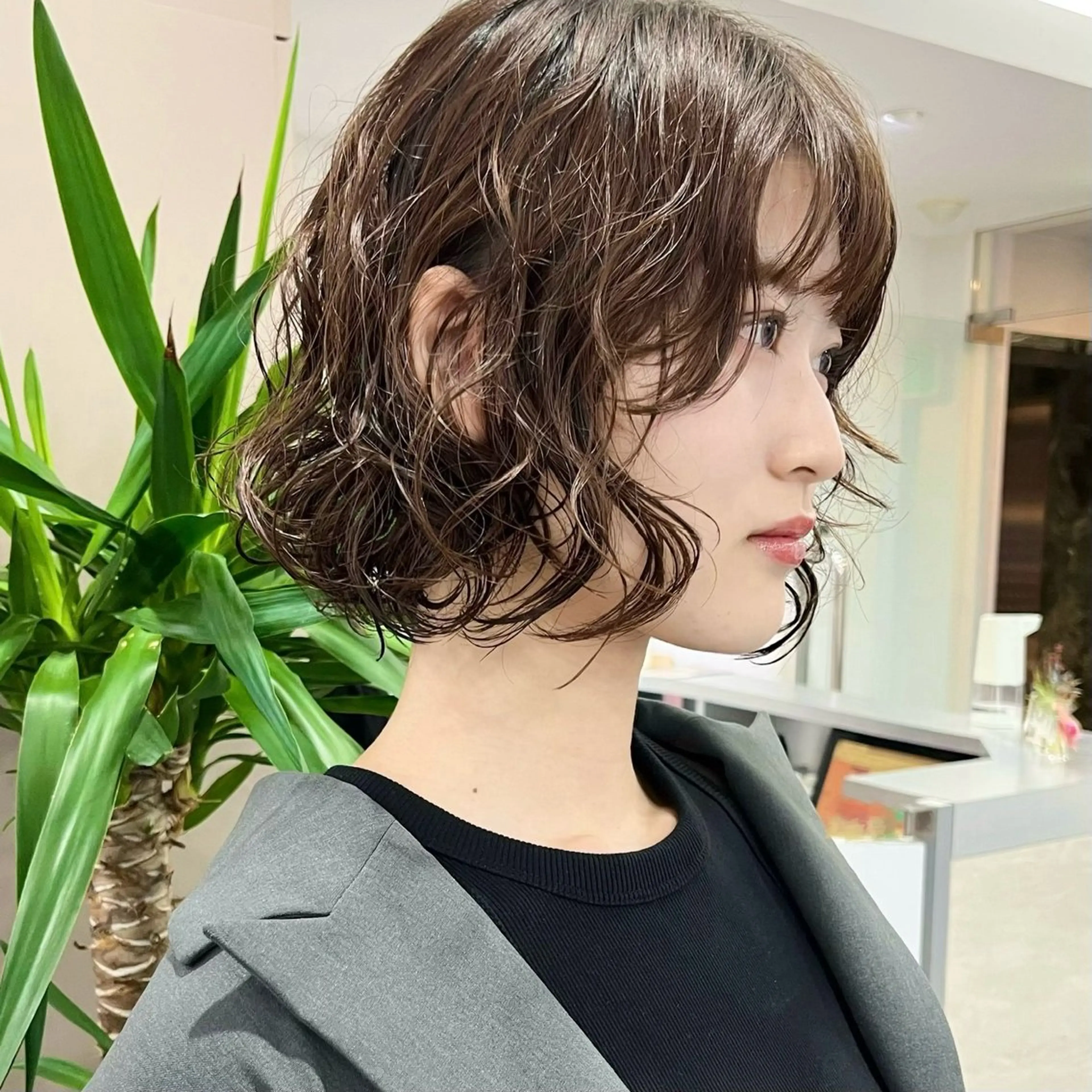 ショート ショート/レイヤー/ パーマ　水野のヘアスタイル