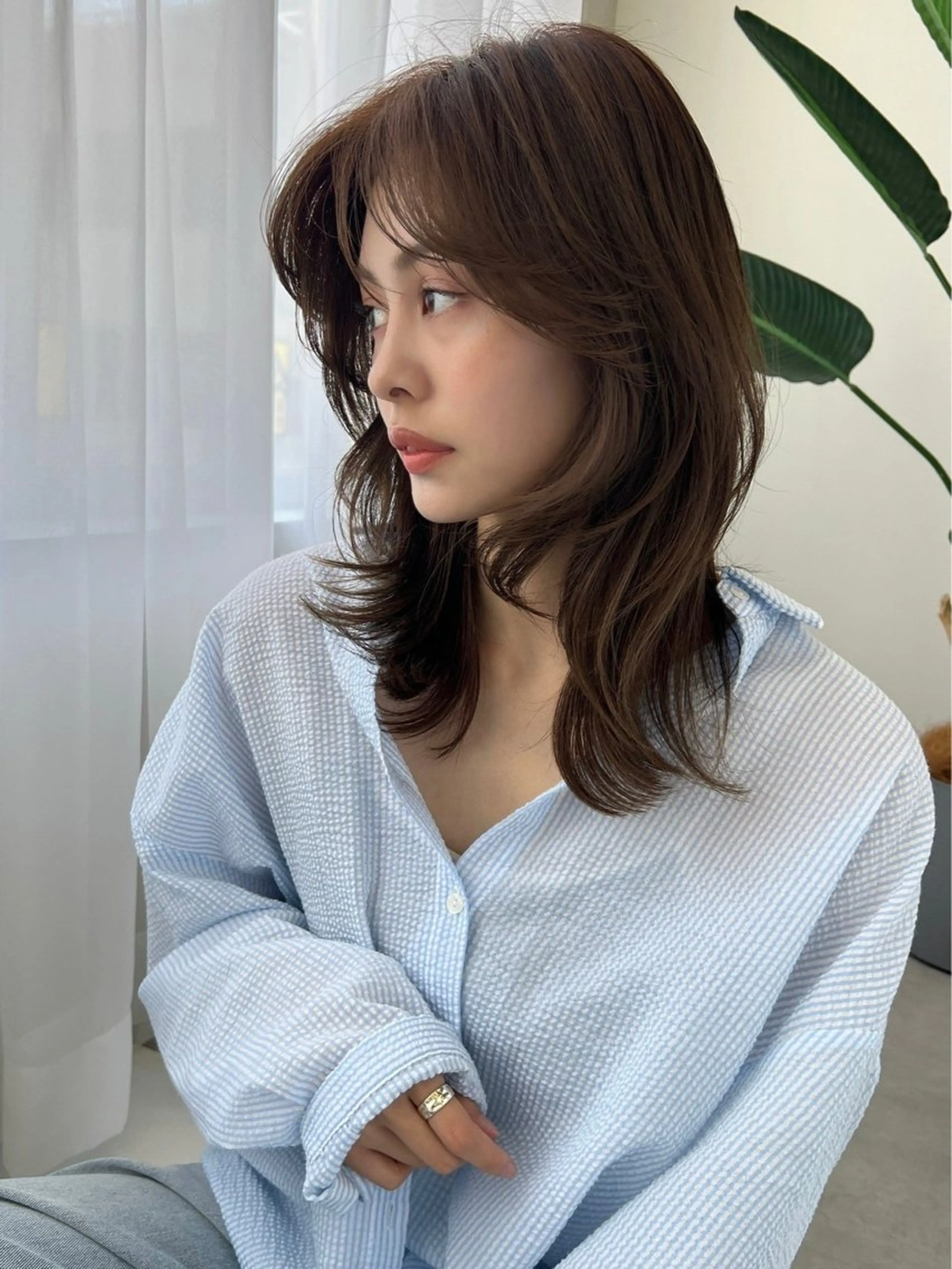 セミロング レイヤーカット 🫧SOYON non🫧のヘアスタイル