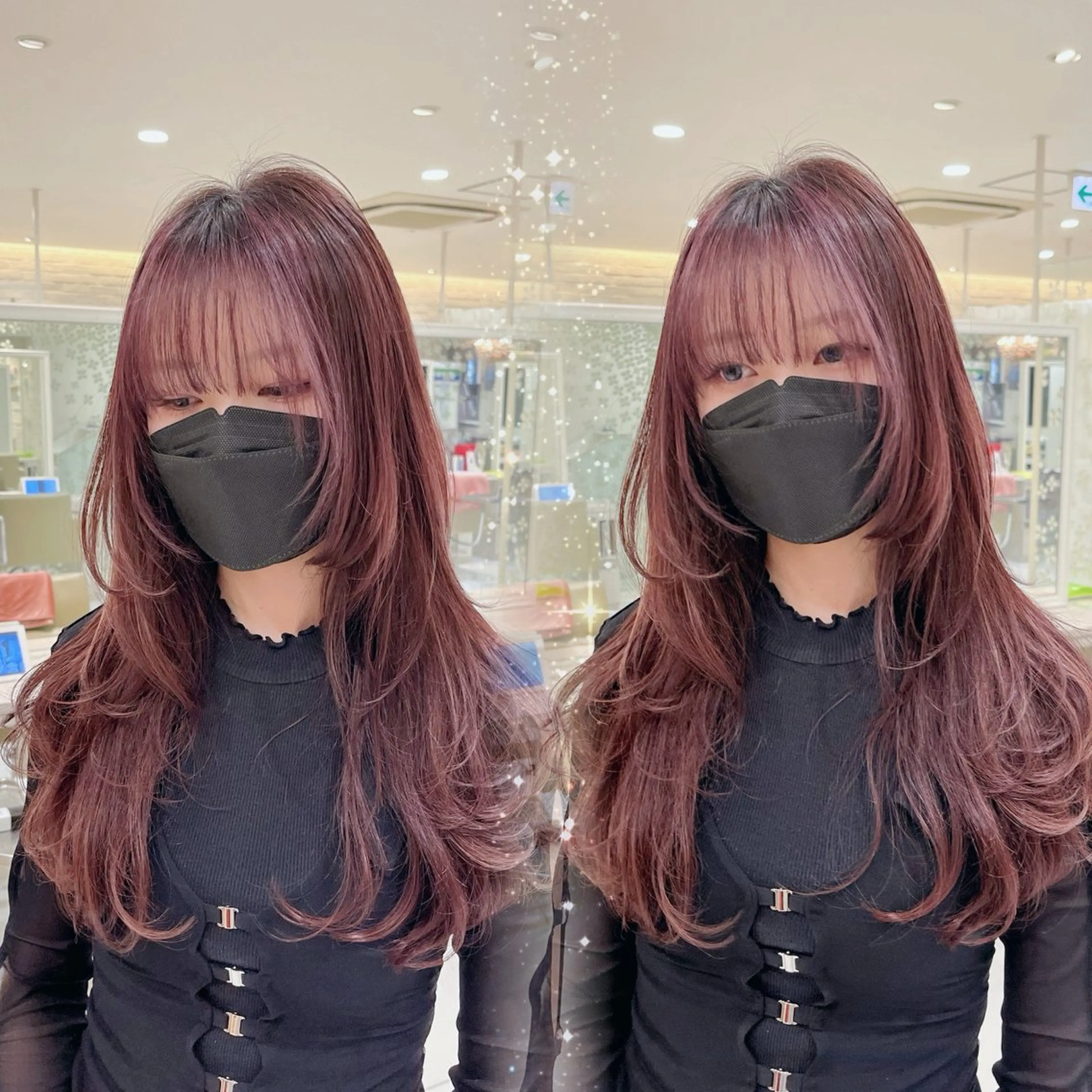 ロング 中韓𝐌𝐈𝐗🩶 𝐘𝐔𝐊𝐀のヘアスタイル