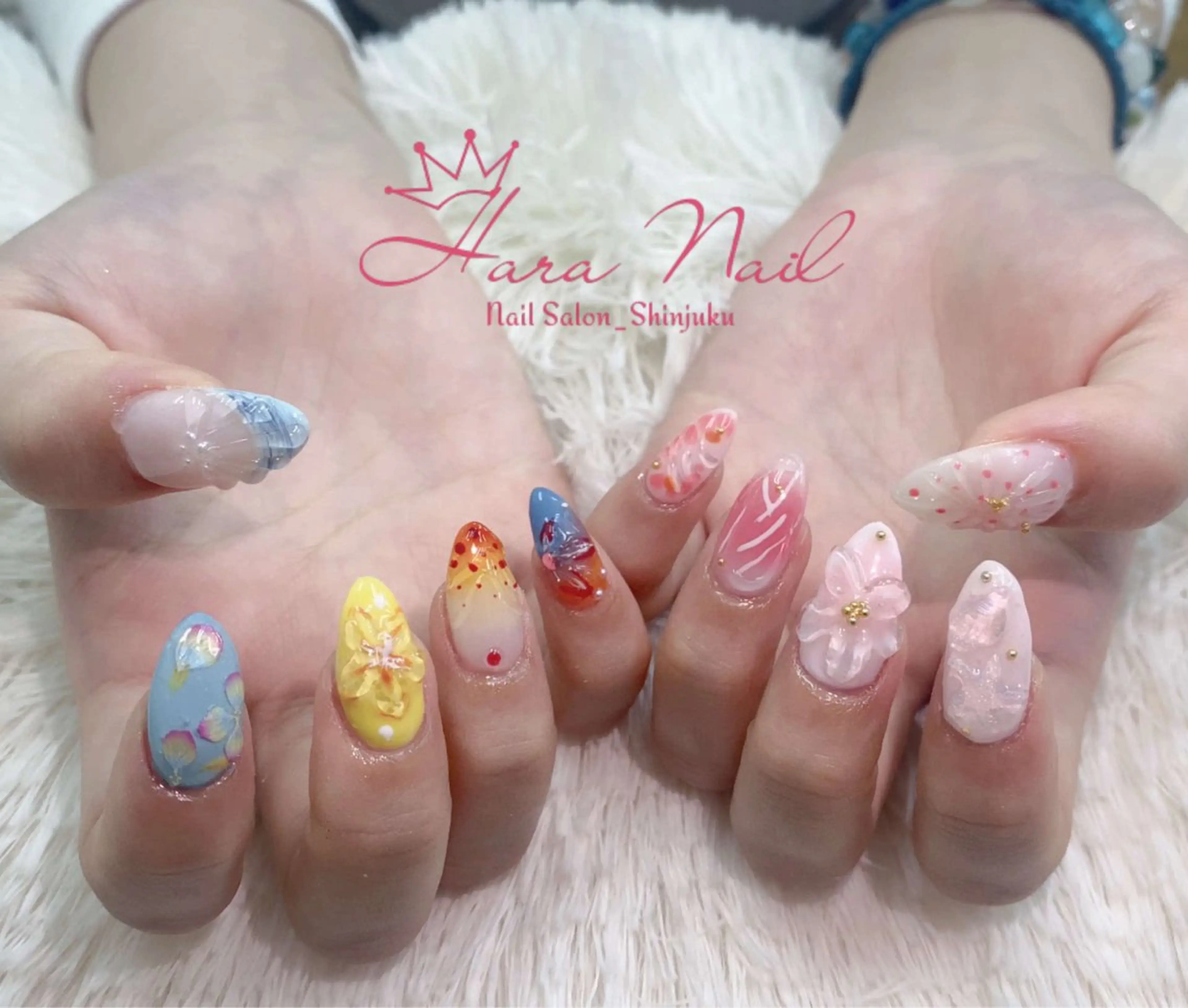 ネイル ハンドネイル ハンドケア Hara Nail 【パラジェル使用】のネイルデザイン