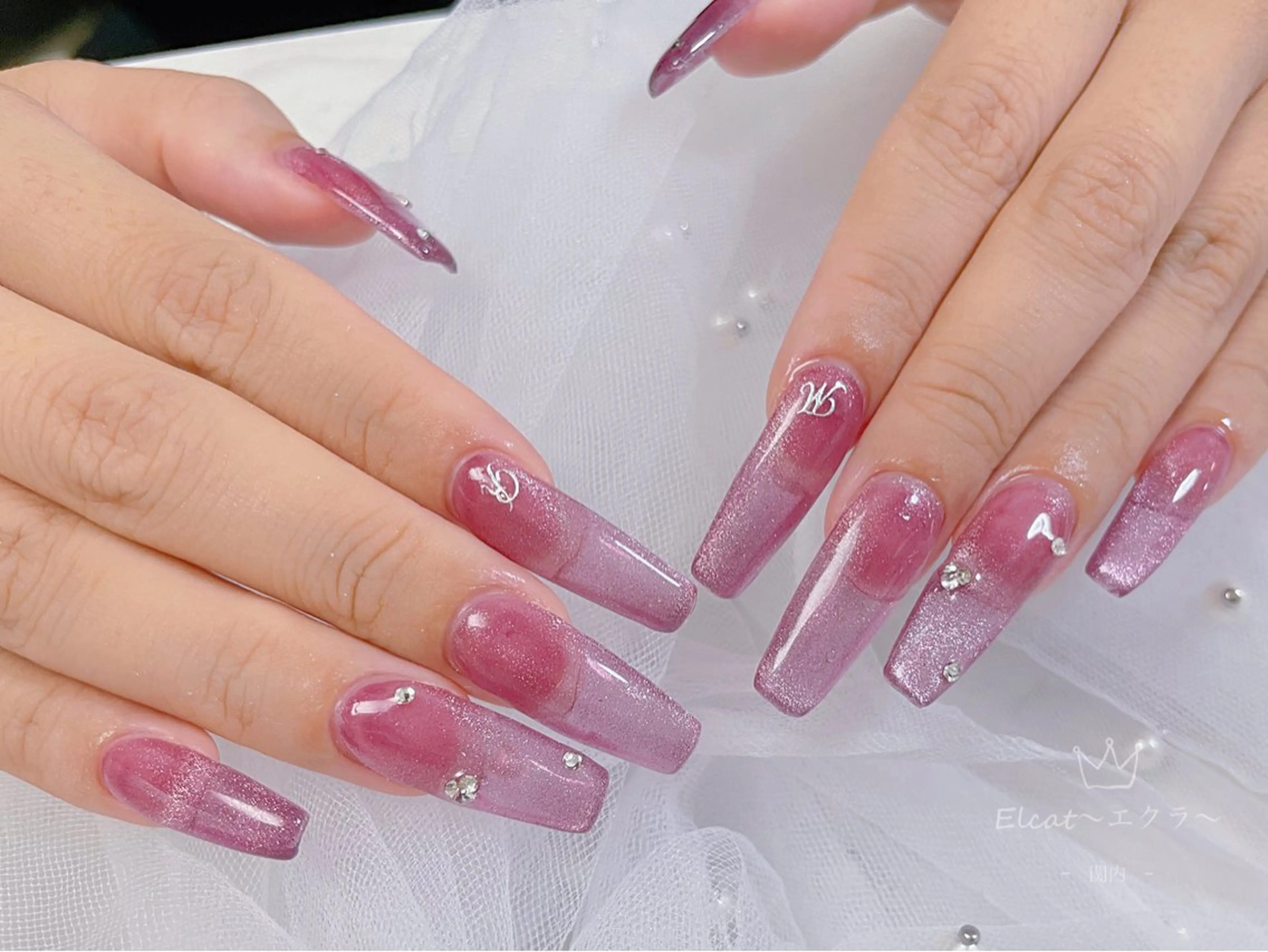 ネイル ハンドネイル ネイルサロンエクラ 🫧Shizukaのネイルデザイン